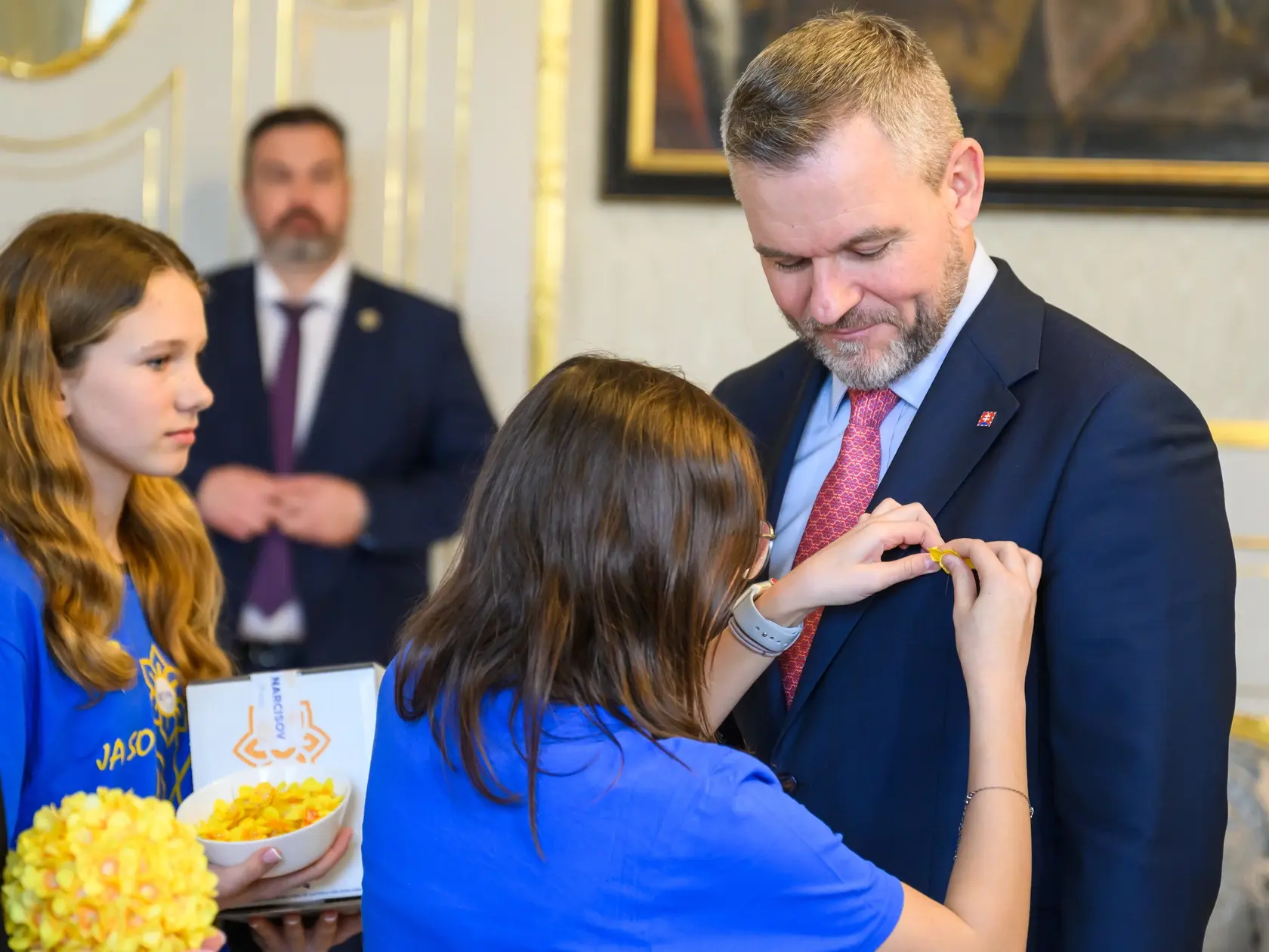 Prezident SR Peter Pellegrini prijal zástupcov Ligy proti rakovine
