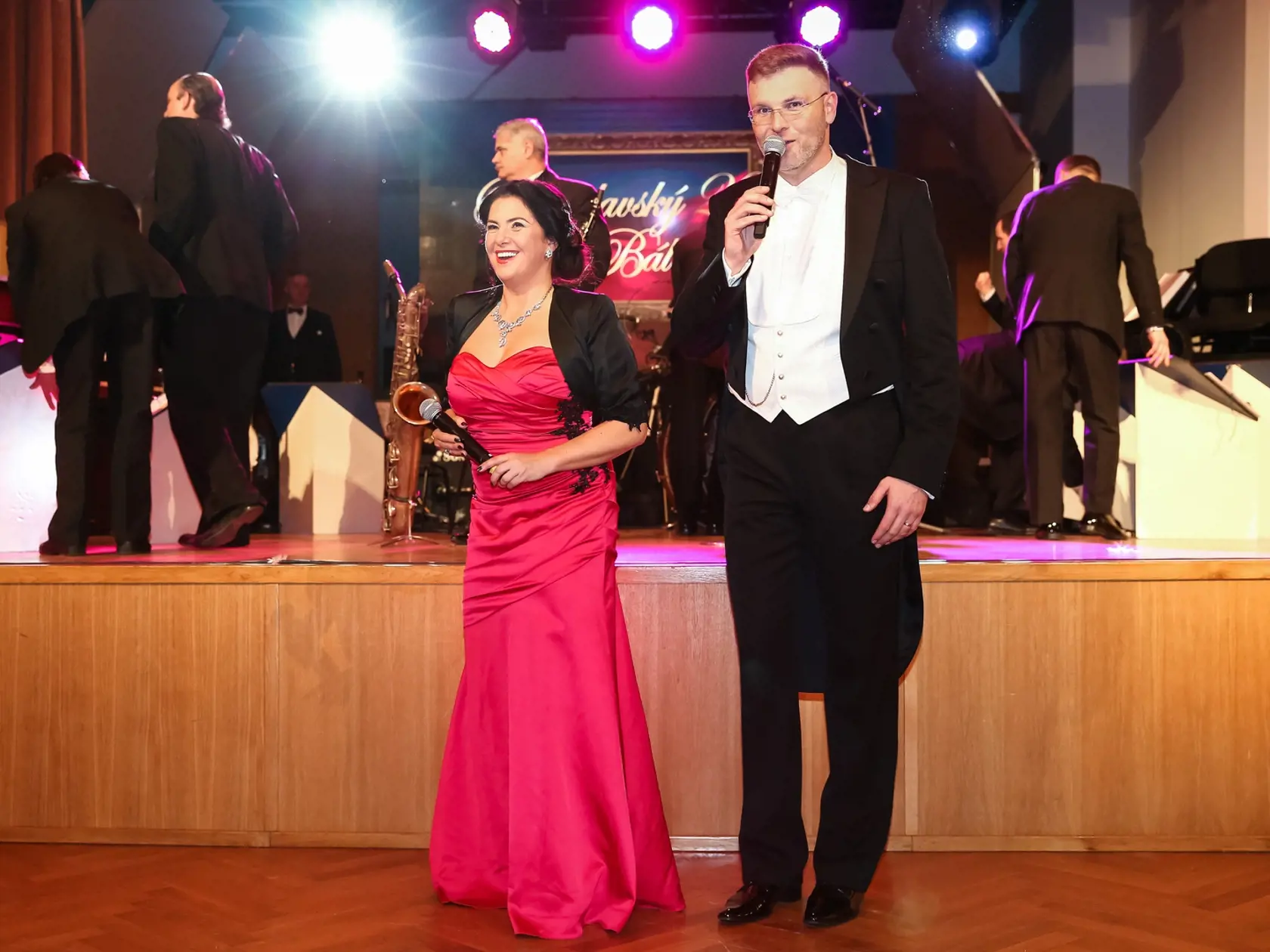 Moderátori večera Iveta Malachovská a Vlado Vondrák