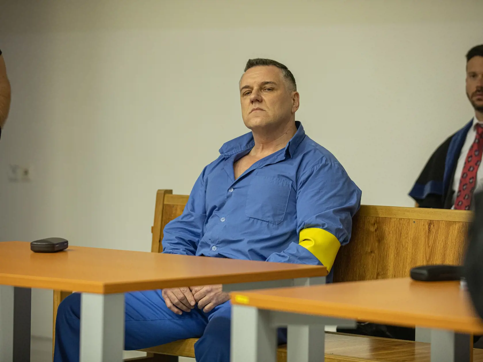 Súdne pojednávanie v Justičnom paláci s Pavlom Ruskom, Mikulášom Černákom, Róbertom Lališom a Milošom Kaštanom vo veci objenávky vraždy Silvie Volzovej.