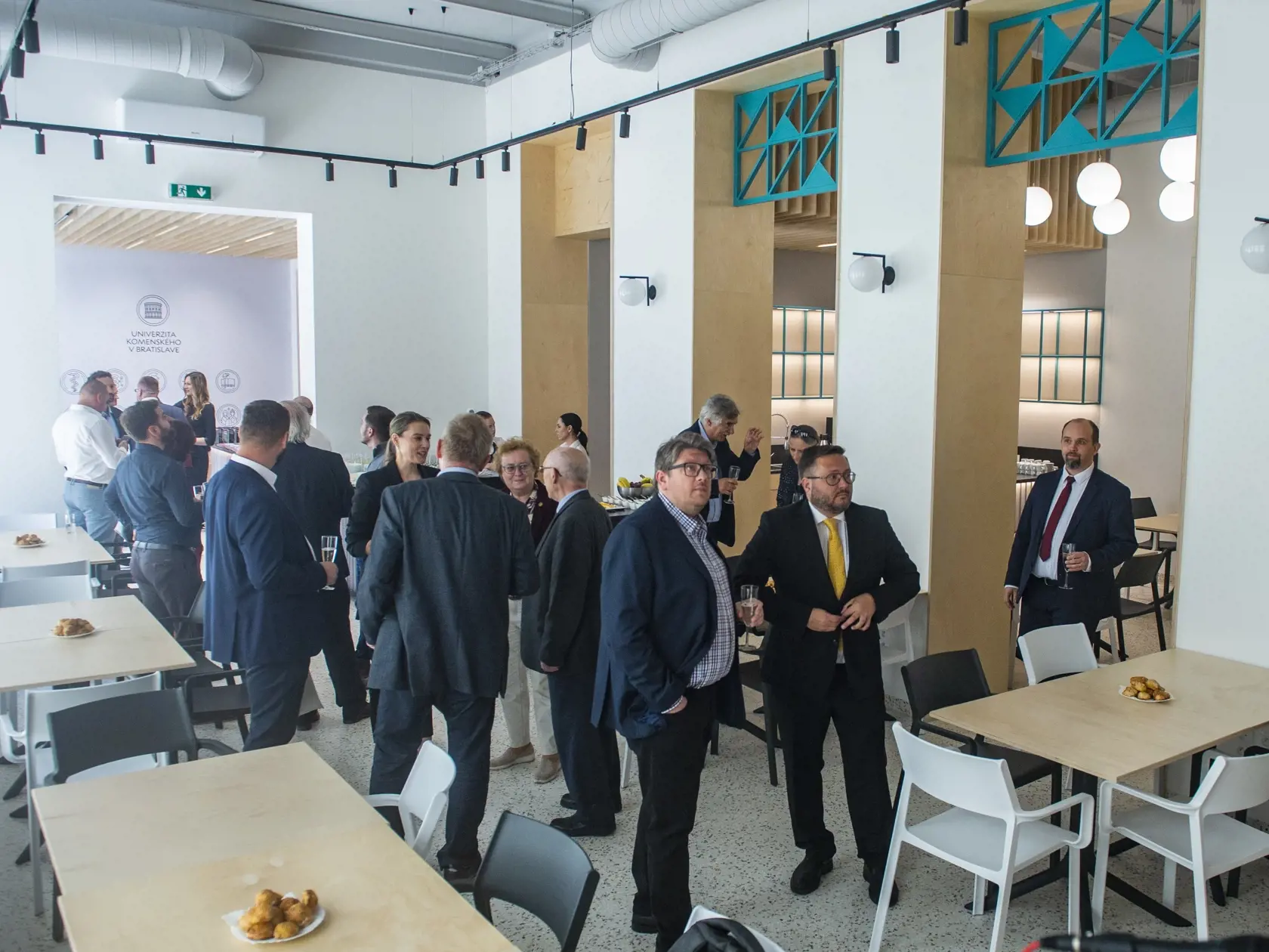 Na snímke nové informačné centrum Univerzity Komenského na Štúrovej ulici pri príležitosti jeho otvorenia 4. mája 2022 v Bratislave.
