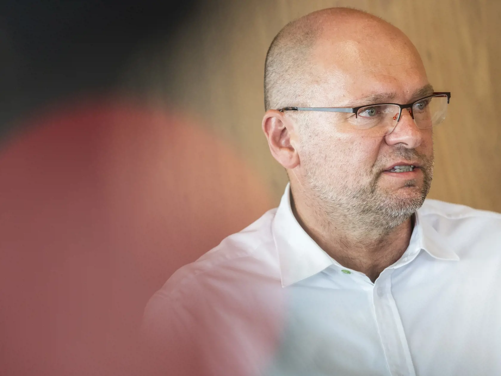 minister hospodárstva SR a predseda SaS Richard Sulík počas tlačovej konferencie po koaličných rokovaniach vo vládnom hoteli Bôrik v Bratislave 26. augusta 2022. FOTO TASR - Jaroslav Novák