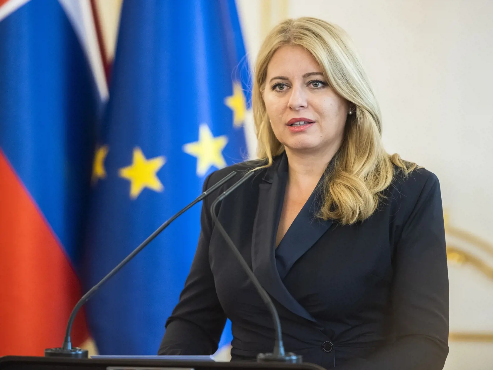 Slovenská prezidentka Zuzana Čaputová