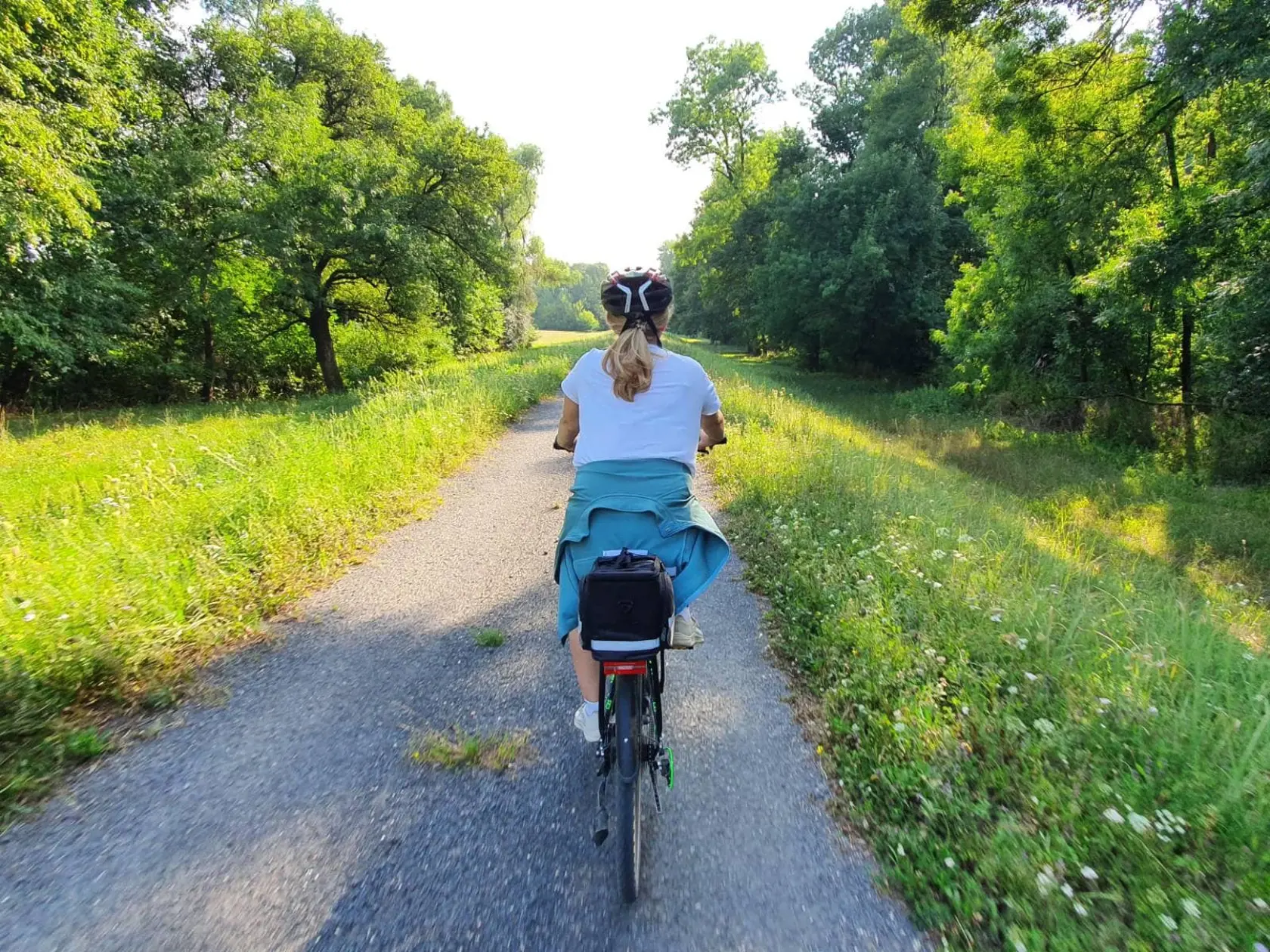 Na bicykli: Takto brázdila prezidentka Zuzana Čaputová cyklotrasy v pohraničí.