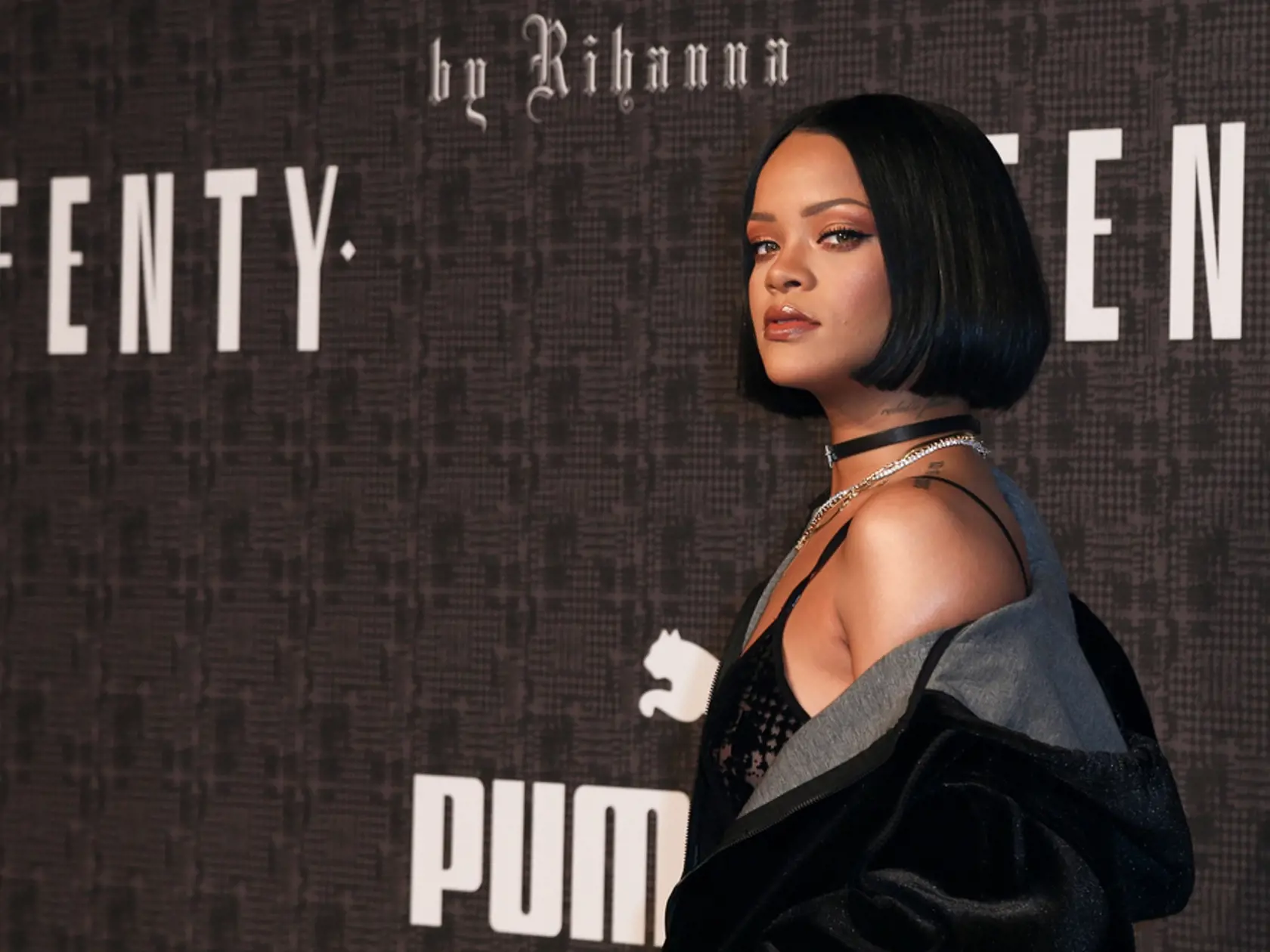 New,York-feb,12:,Recording,Artist,Rihanna,Attends,The,Fenty,Puma