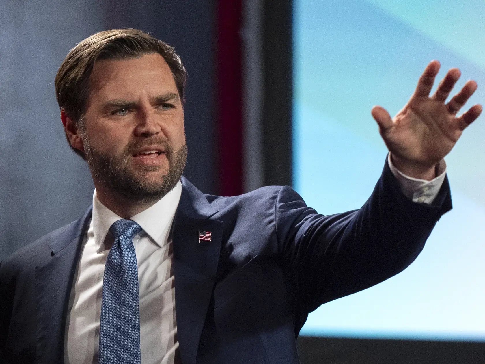 Na snímke americký viceprezident J.D. Vance.