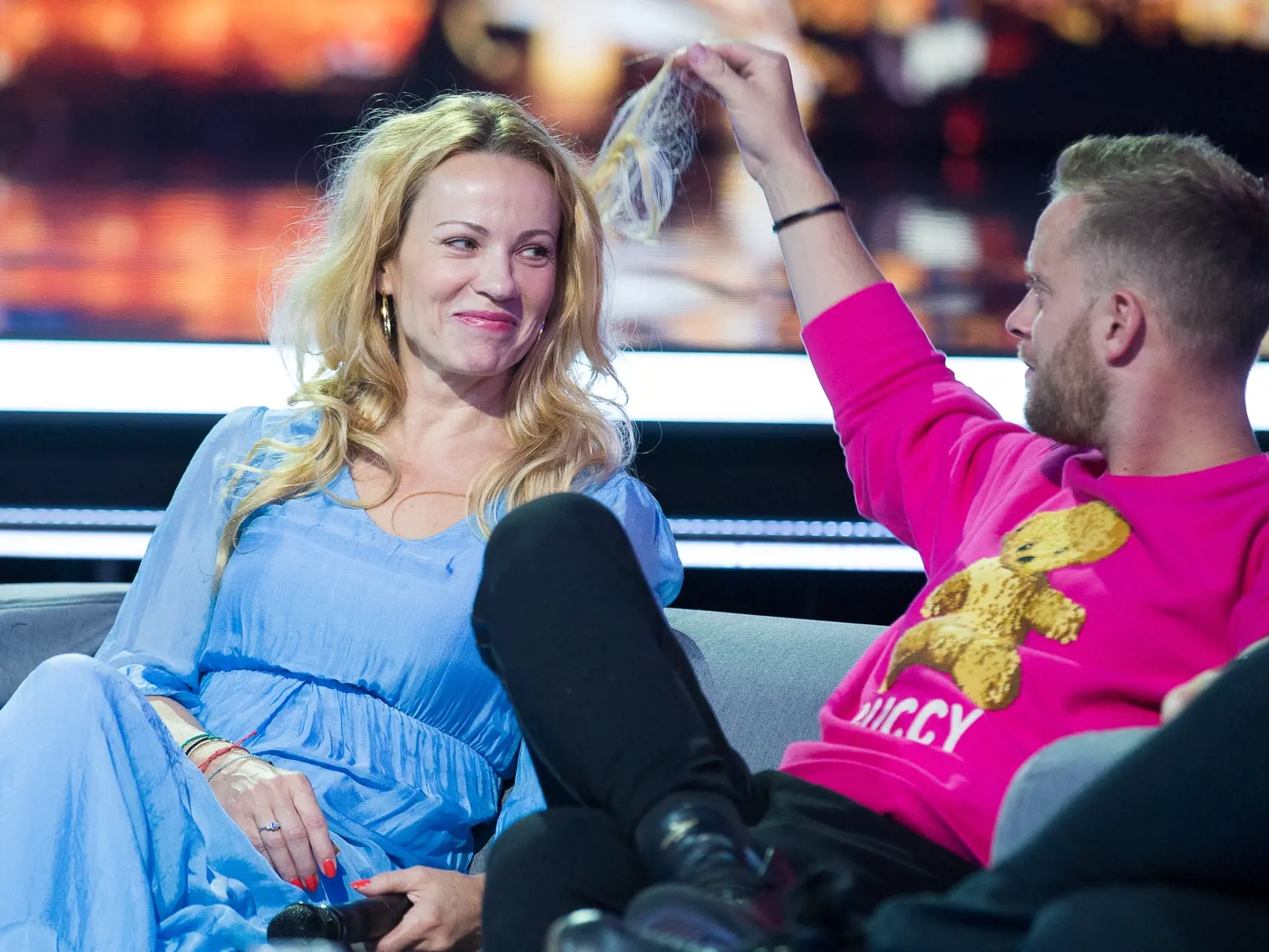 Na snímke Diana Mórová a Jakub Prachař