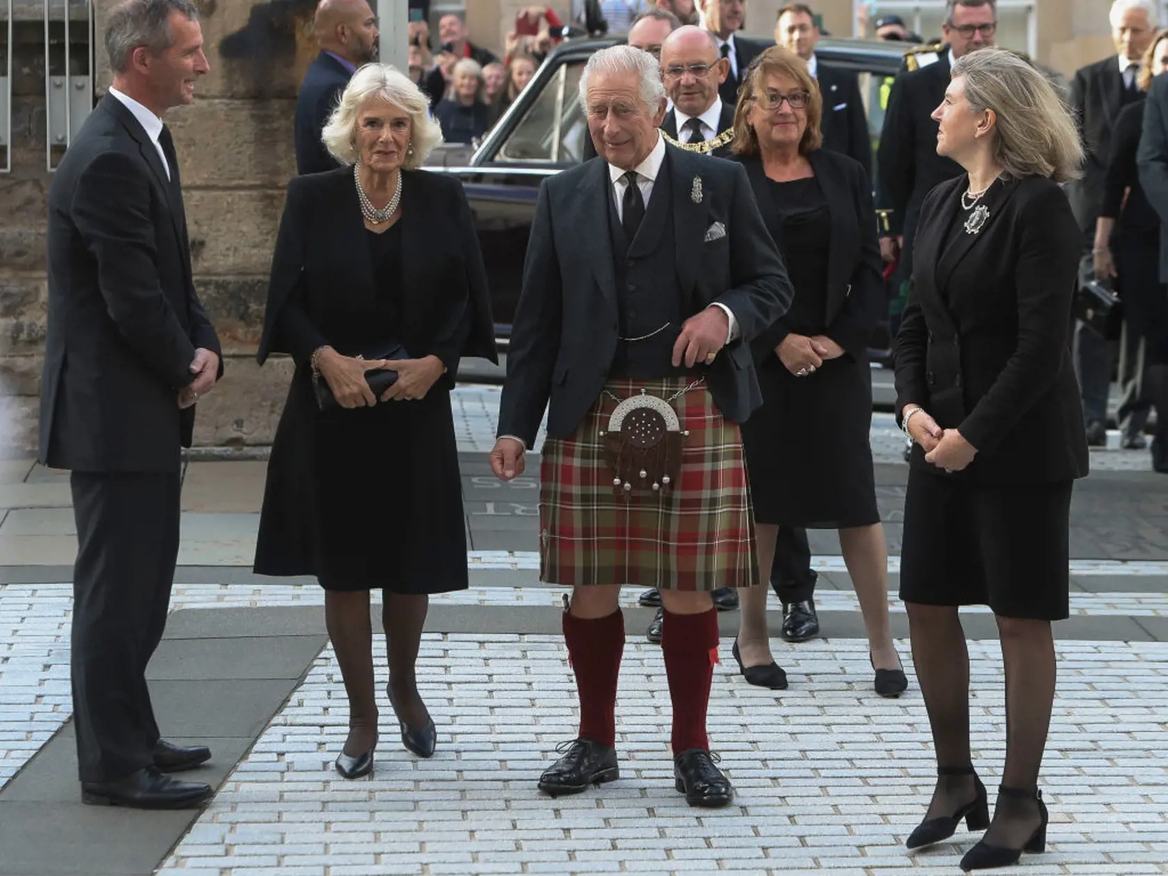 Kráľ Charles III. s kráľovnou manželkou Camillou.