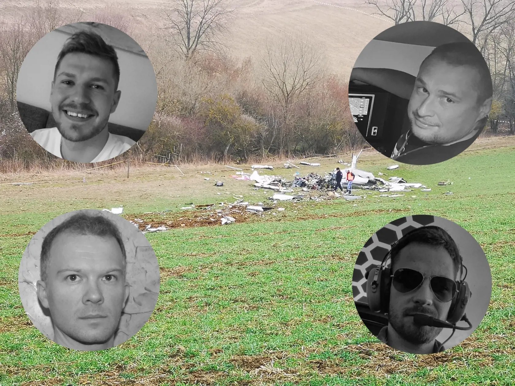 Pád lietadla pri Trenčíne si vyžiadal životy štyroch mužov.
