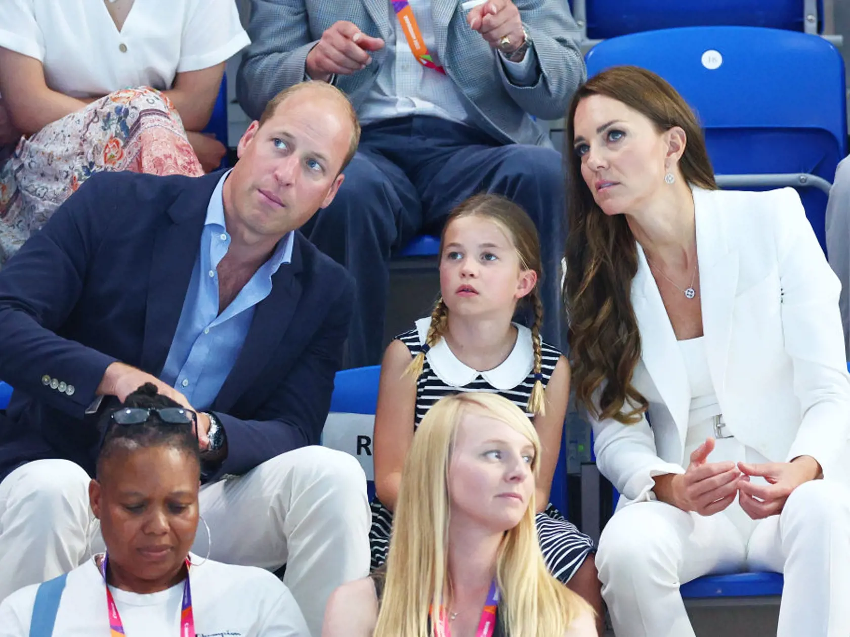 Princ William s manželkou Kate zobrali dcérku Charlotte na Hry Commonwealthu