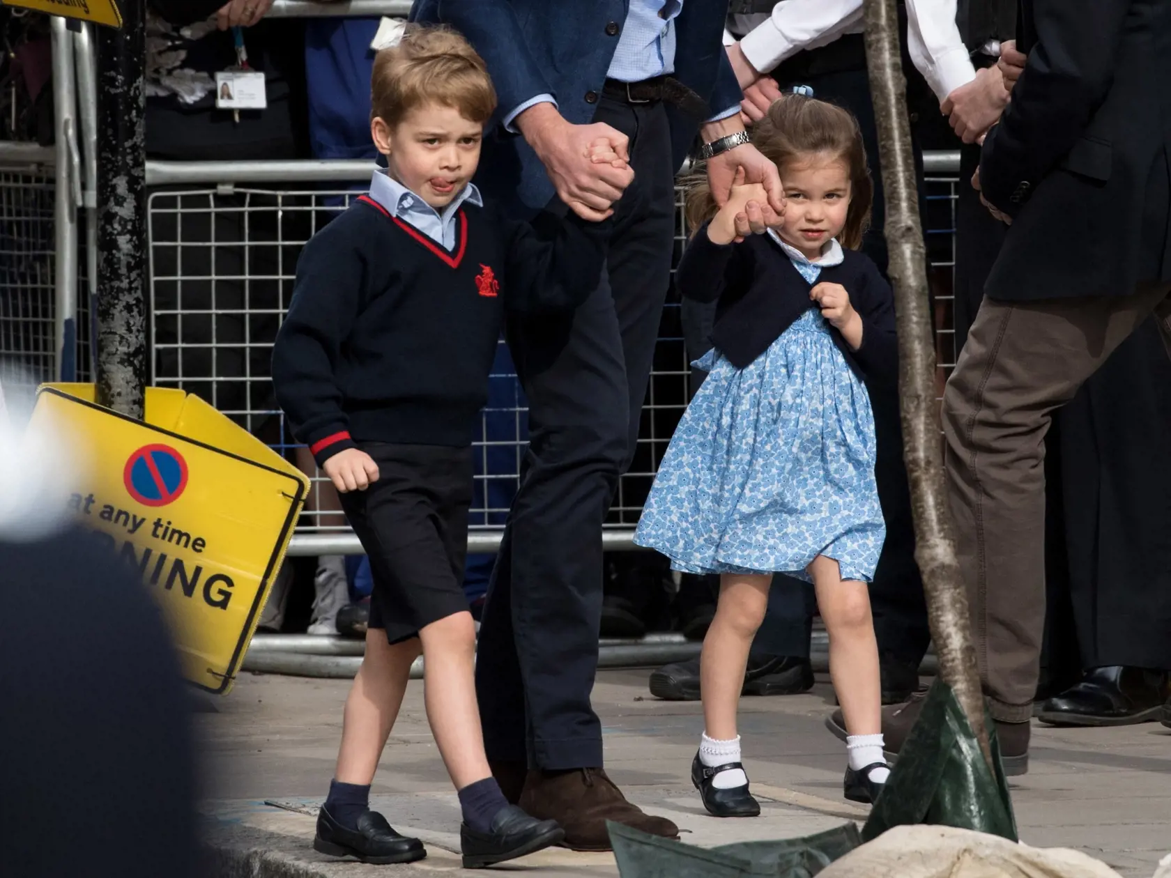 Malého bračeka boli pozrieť už aj súrodenci George a Charlotte. 