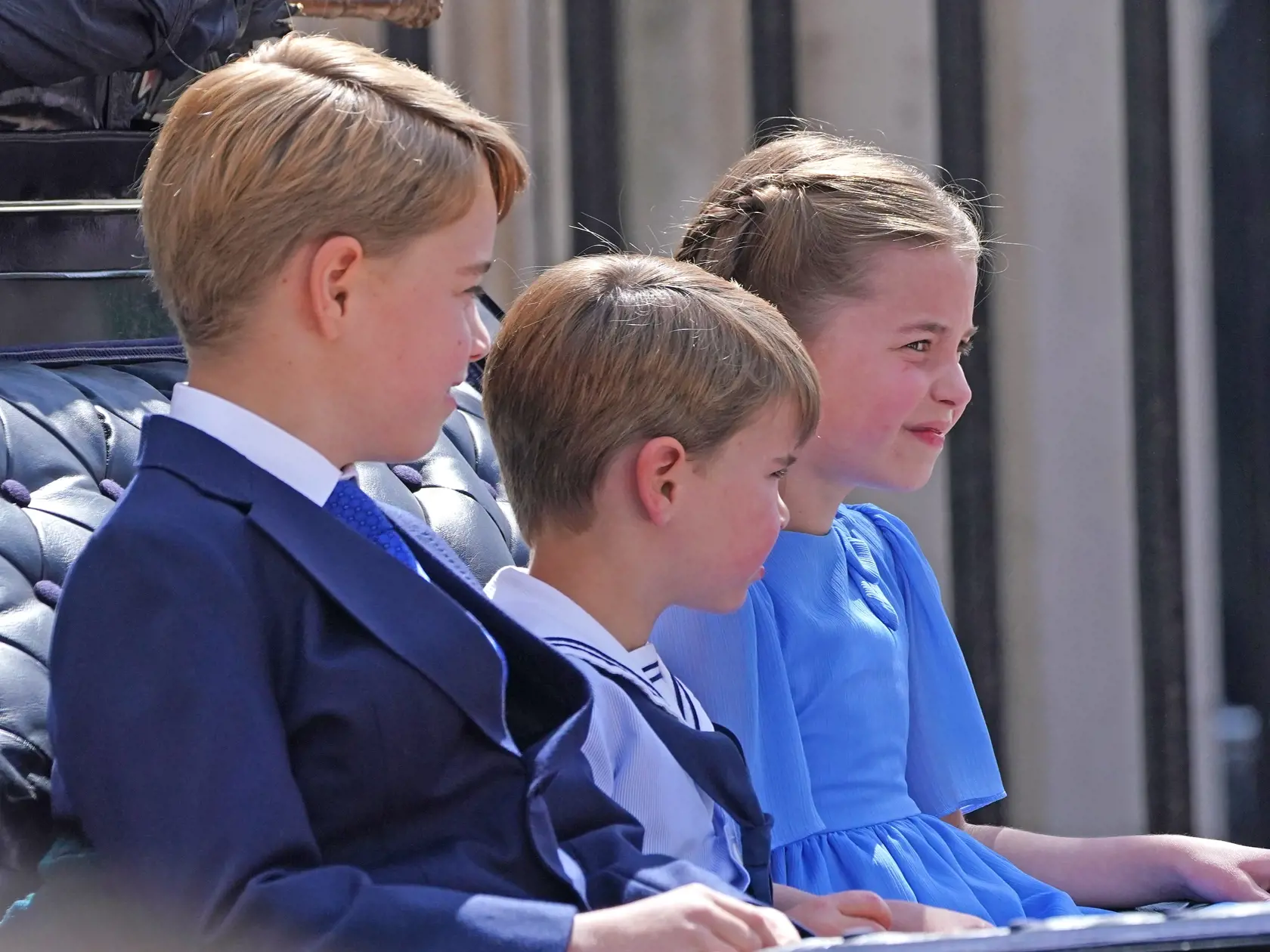 Trooping the Colour 2022 v Londýne: Kráľovské deti George, Louis a Charlotte