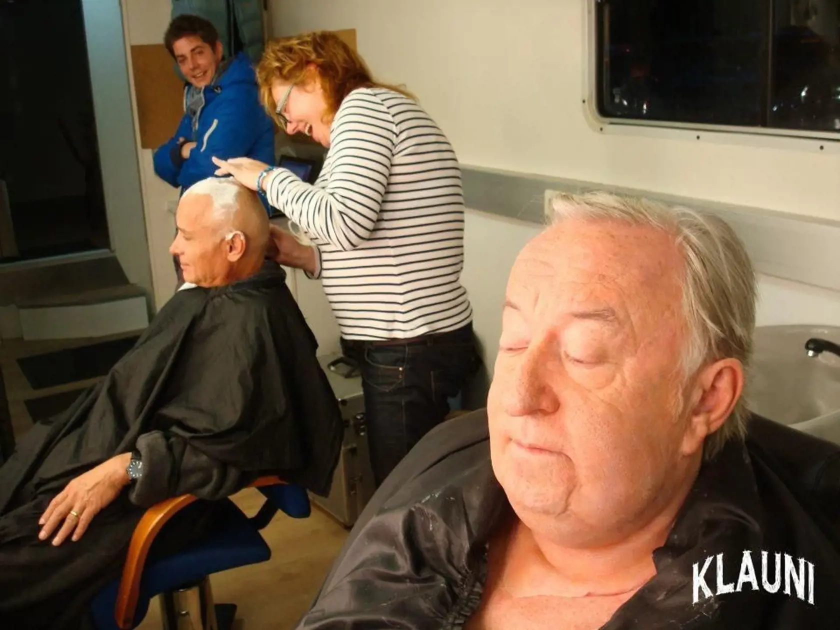 Zákulisie filmu Klauni s Oldřichom Kaiserom a Jiřím Lábusom