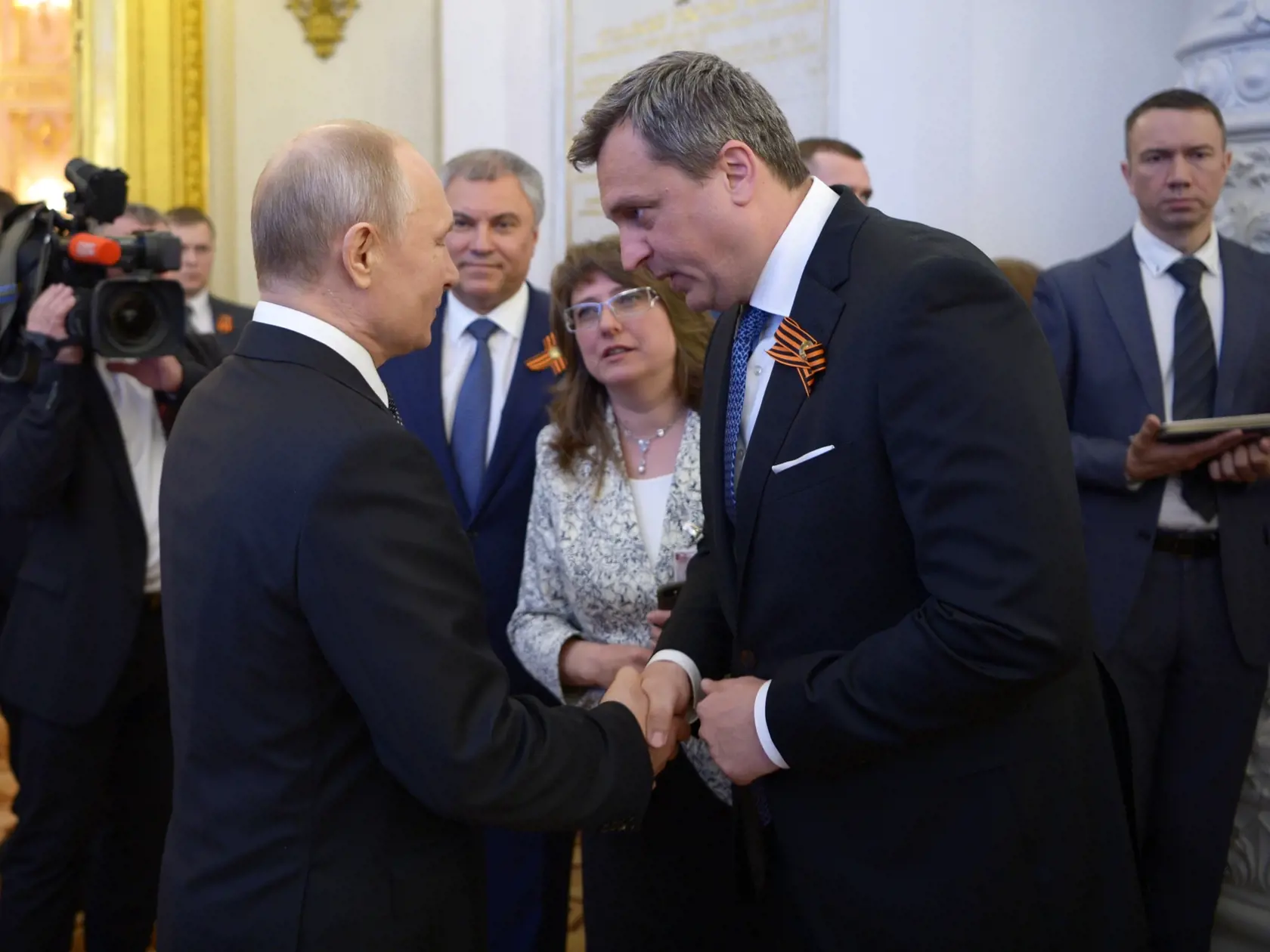 Andrej Danko a Vladimir Putin počas Dankovej návštevy Ruska.