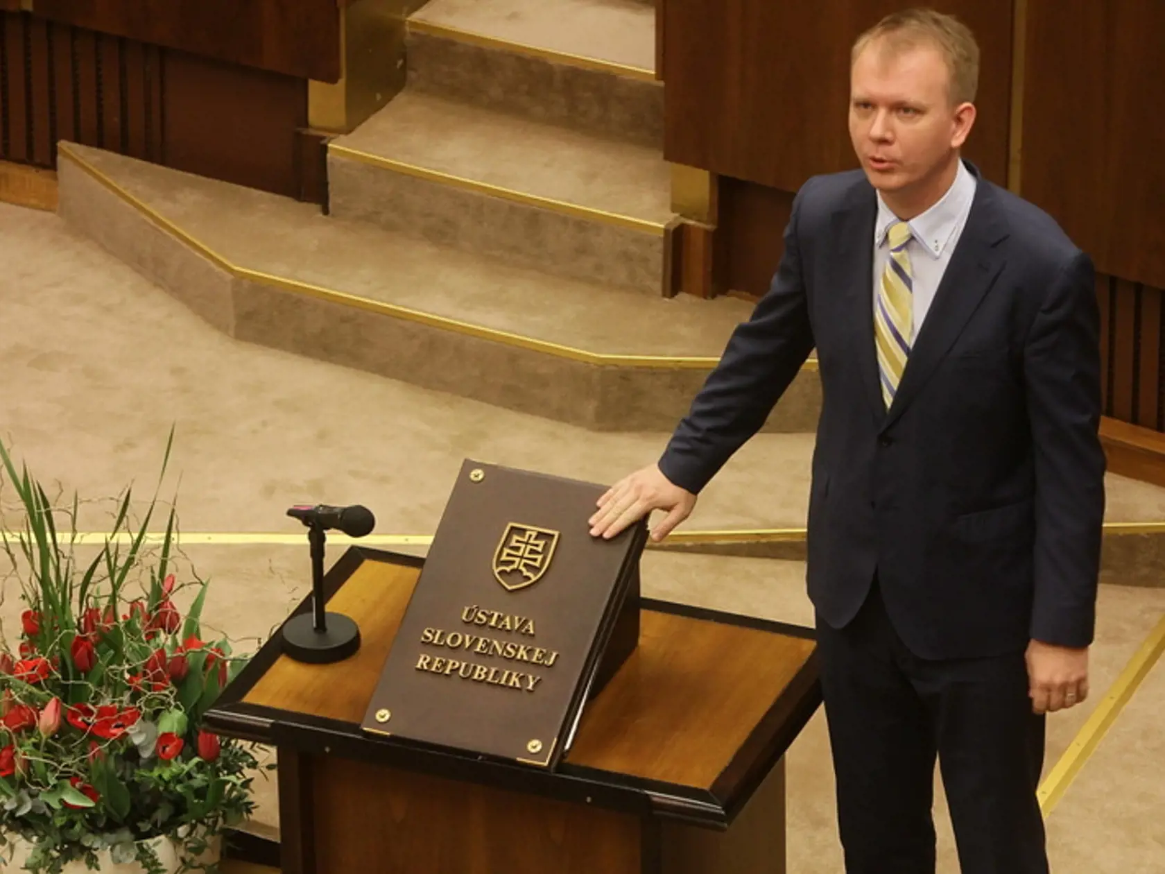 Opozičný poslanec Miroslav Beblavý.