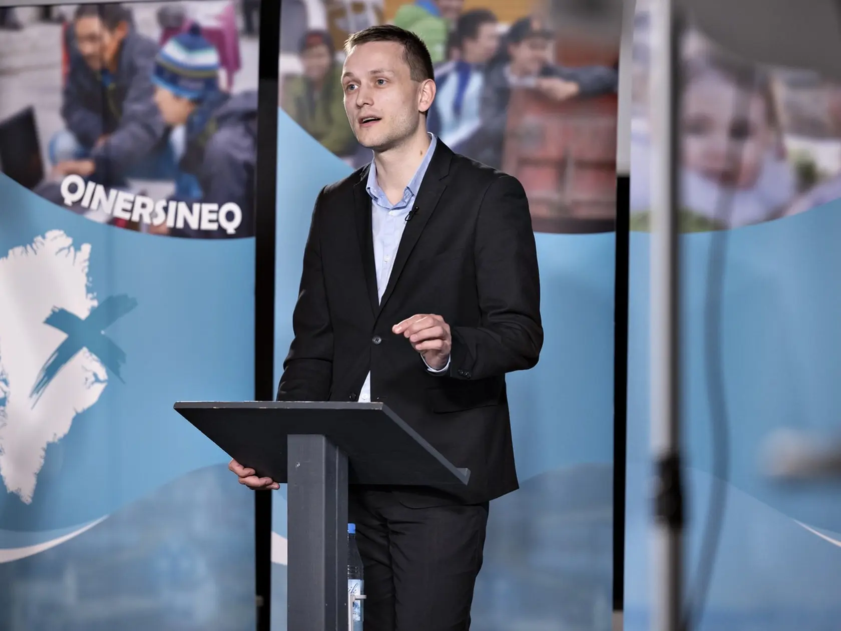 Nový grónsky premiér Jens-Frederik Nielsen