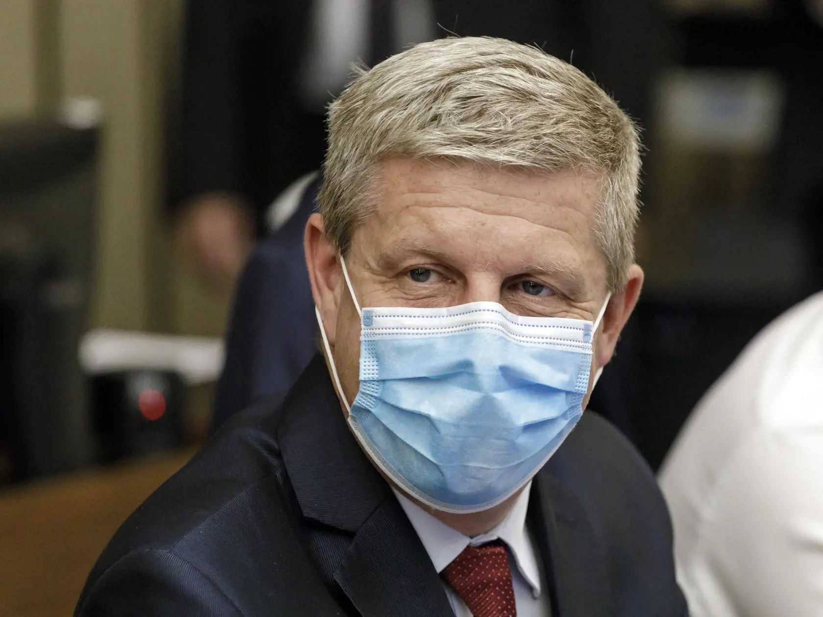 Na snímke minister zdravotníctva SR Vladimír Lengvarský (nominant OĽaNO) počas 35. schôdze vlády SR v Bratislave 14. októbra 2021.