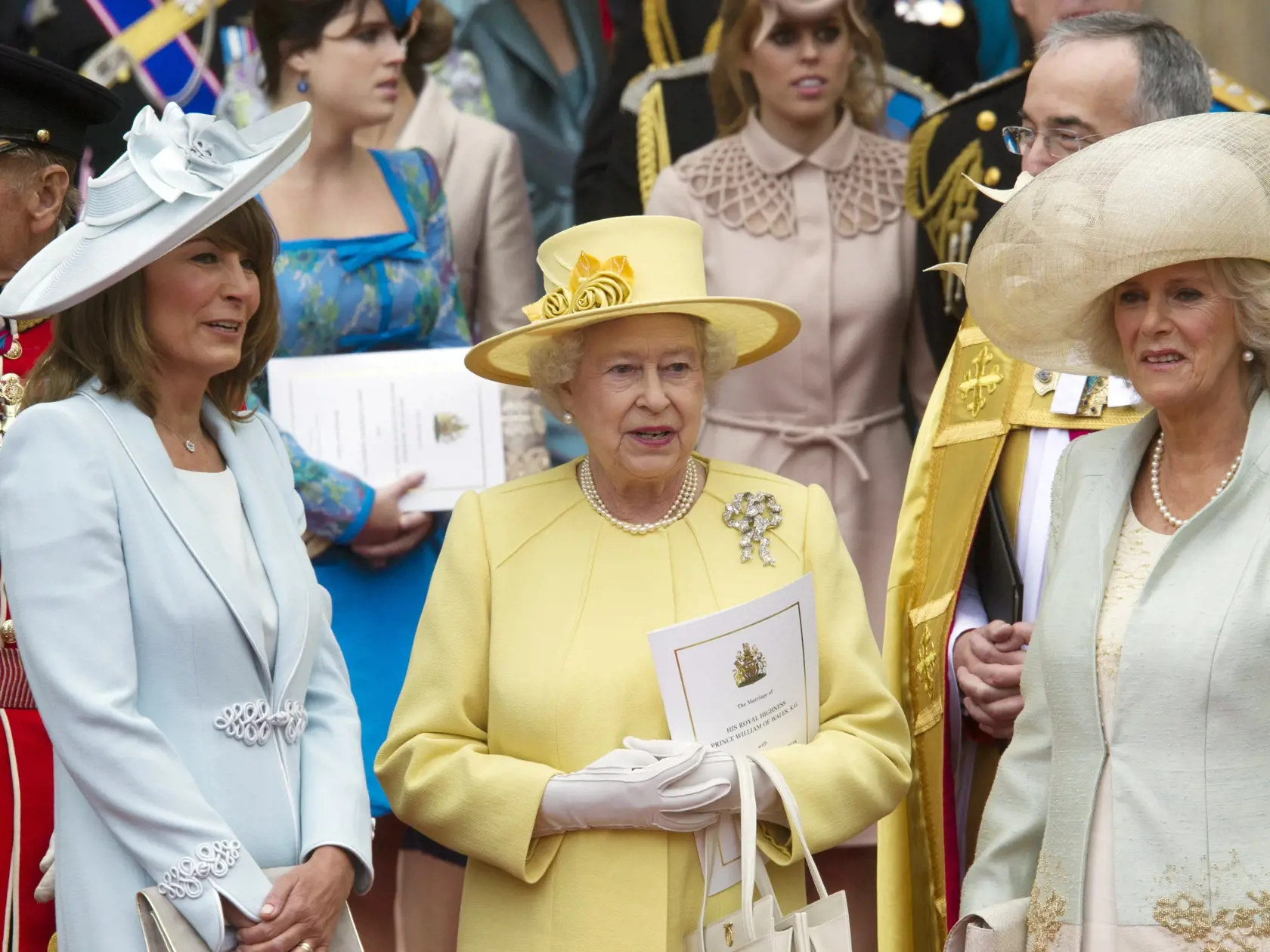 Carole Middleton, kráľovná Alžbeta II. a Camilla Parker-Bowles