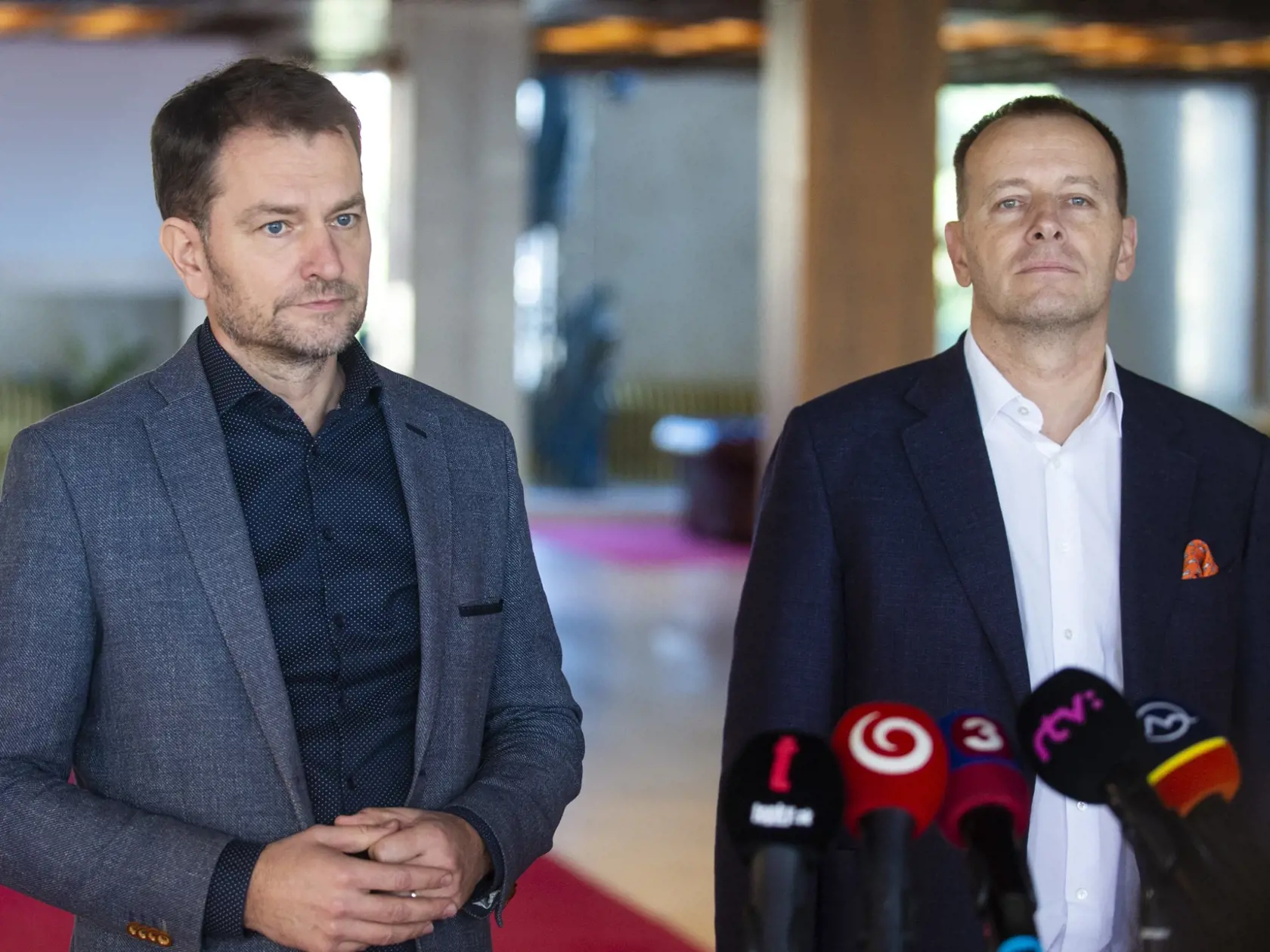 Igor Matovič, Boris Kollár tlačová konferencia po spoločnom rokovaní 