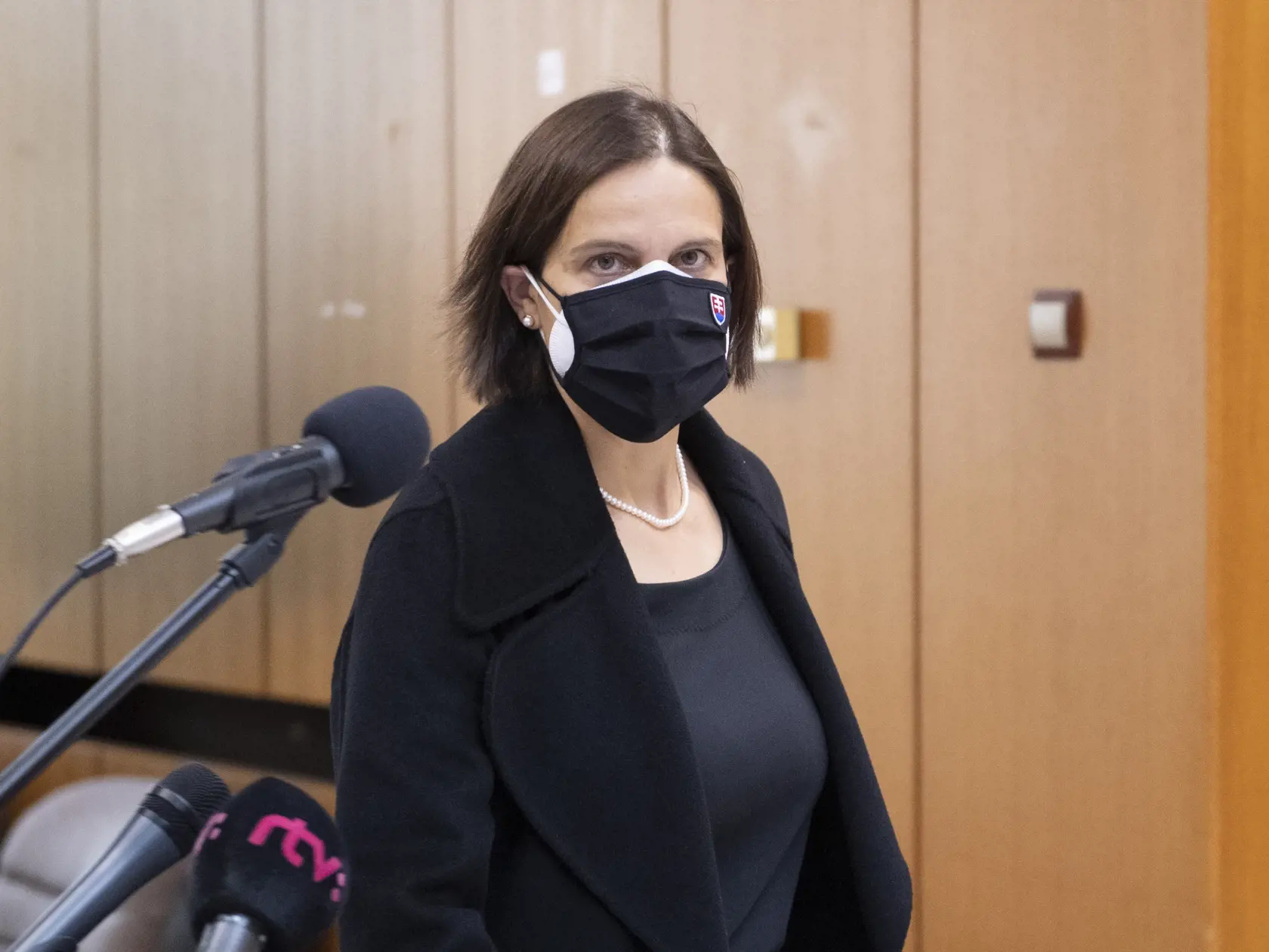 Na snímke je ministerka spravodlivosti SR Mária Kolíková (Za ľudí) počas 42. schôdze vlády SR.
