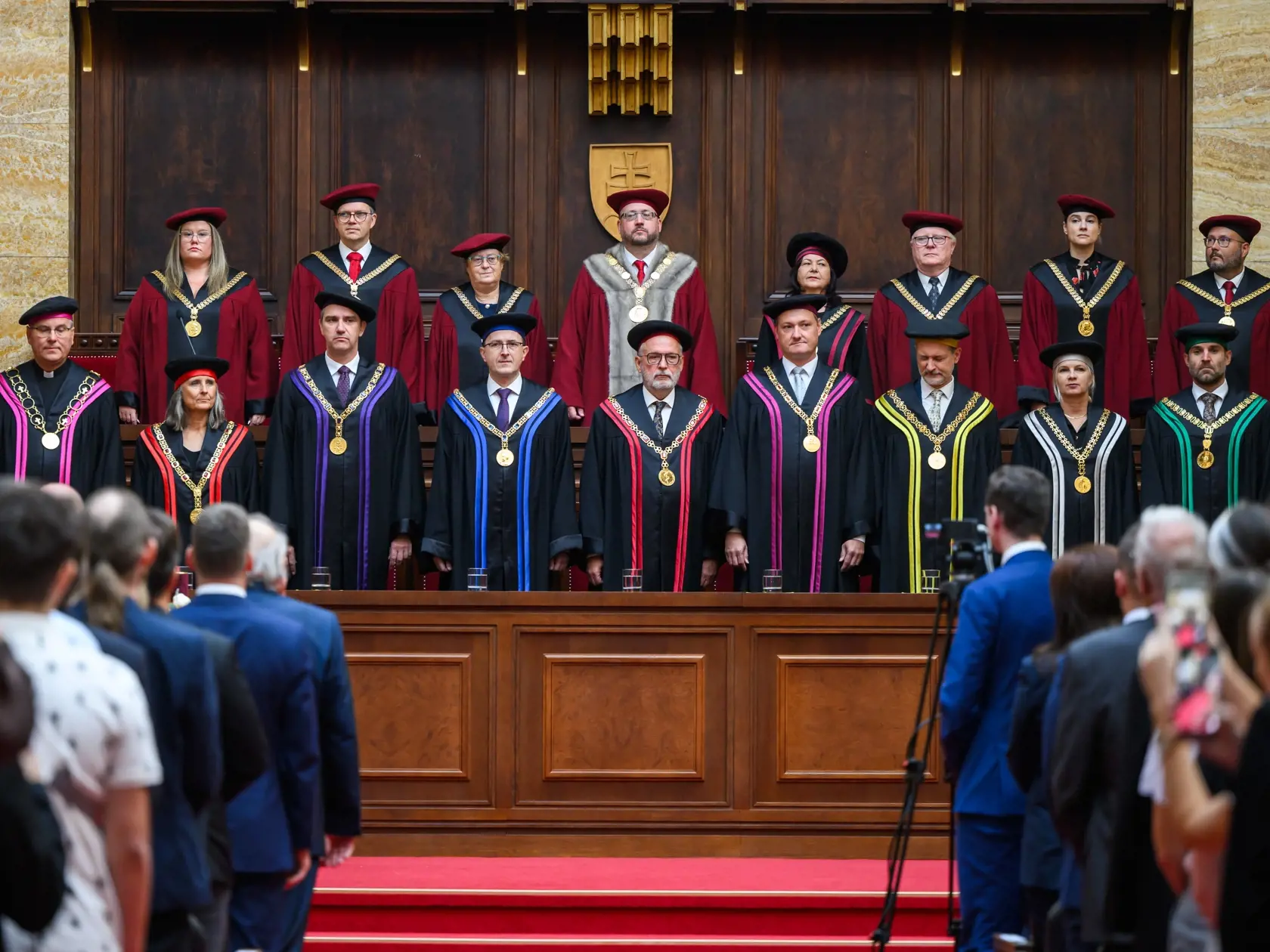 Na snímke otvorenie 106. akademického roka na Univerzite Komenského (UK) v Bratislave v pondelok 23. septembra 2024. FOTO TASR - Jaroslav Novák