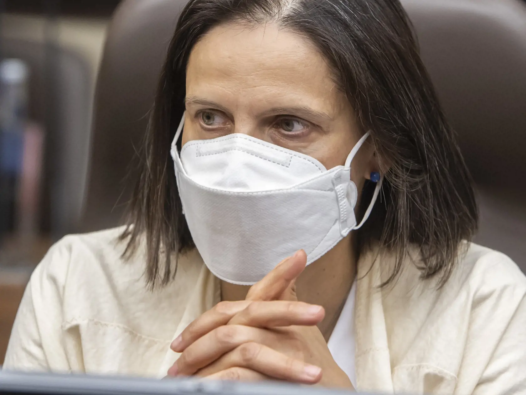 Na snímke je ministerka spravodlivosti SR Mária Kolíková (Za ľudí) počas 12. rokovania vlády.