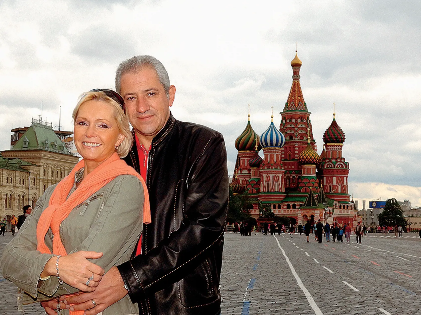 Speváčka Helena Vondráčková a Martin Michal, Moskva
