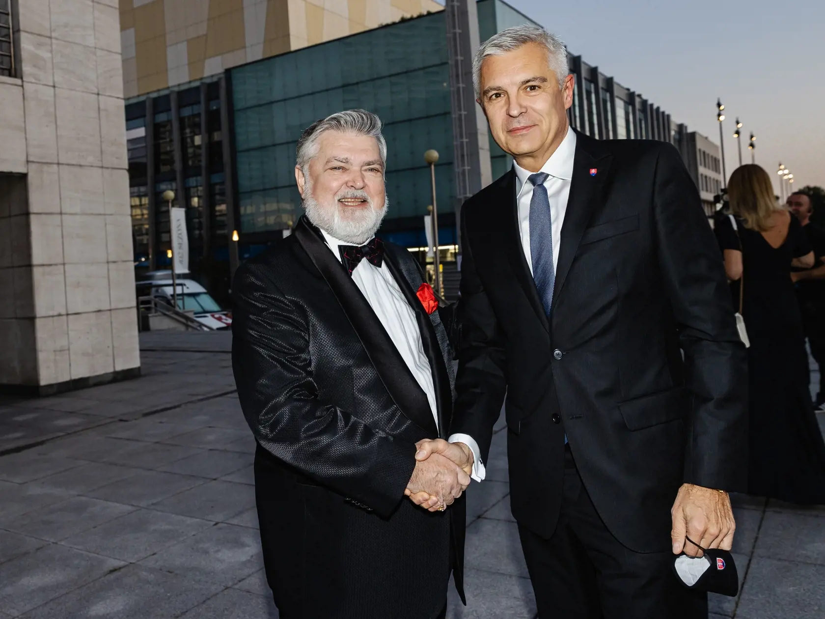 Na snímke Peter Dvorský a Ivan Korčok.