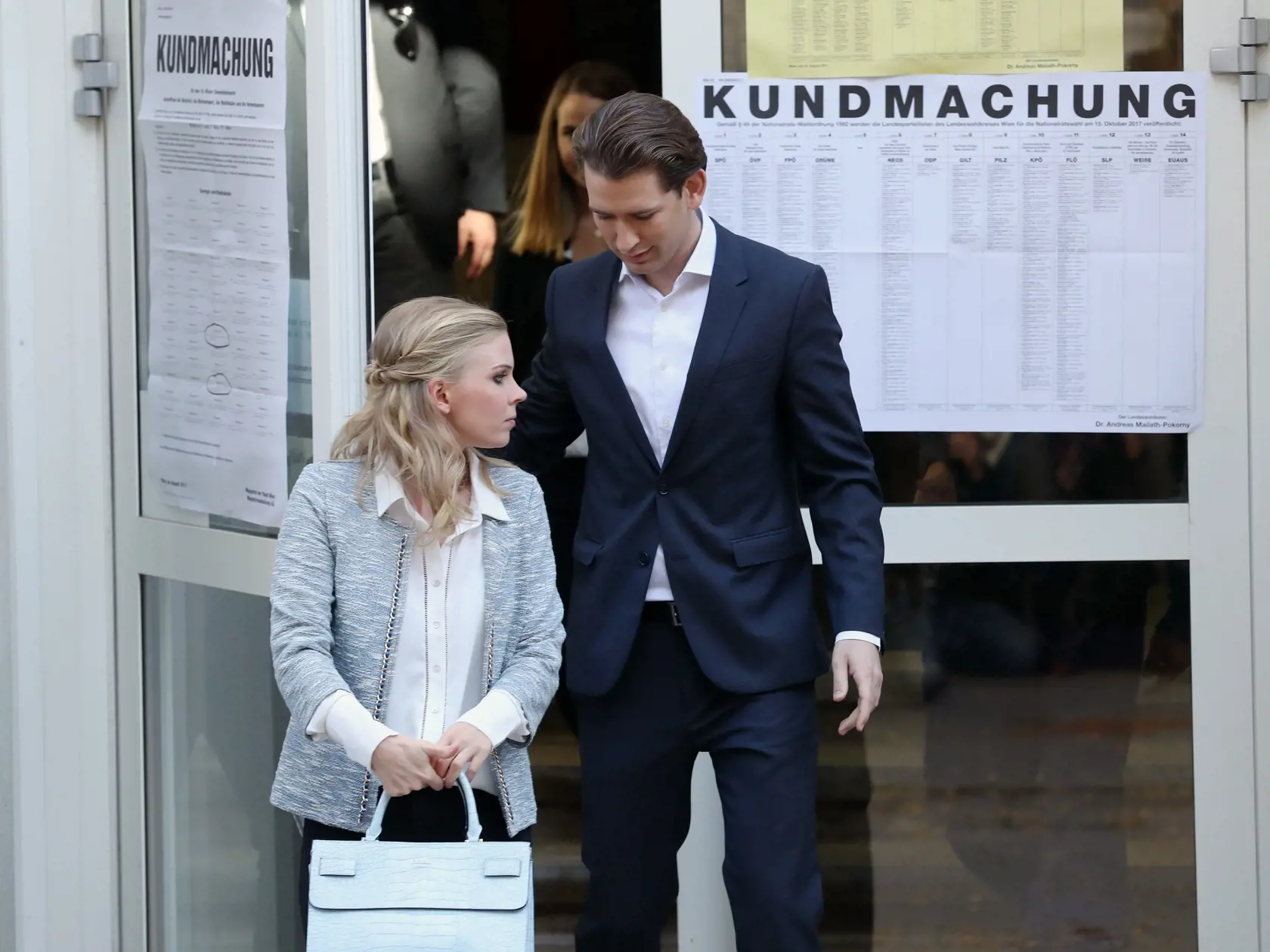 Rakúske voľby 2019: Sebastian Kurz (35) a jeho priateľka Susanne Thier (35).