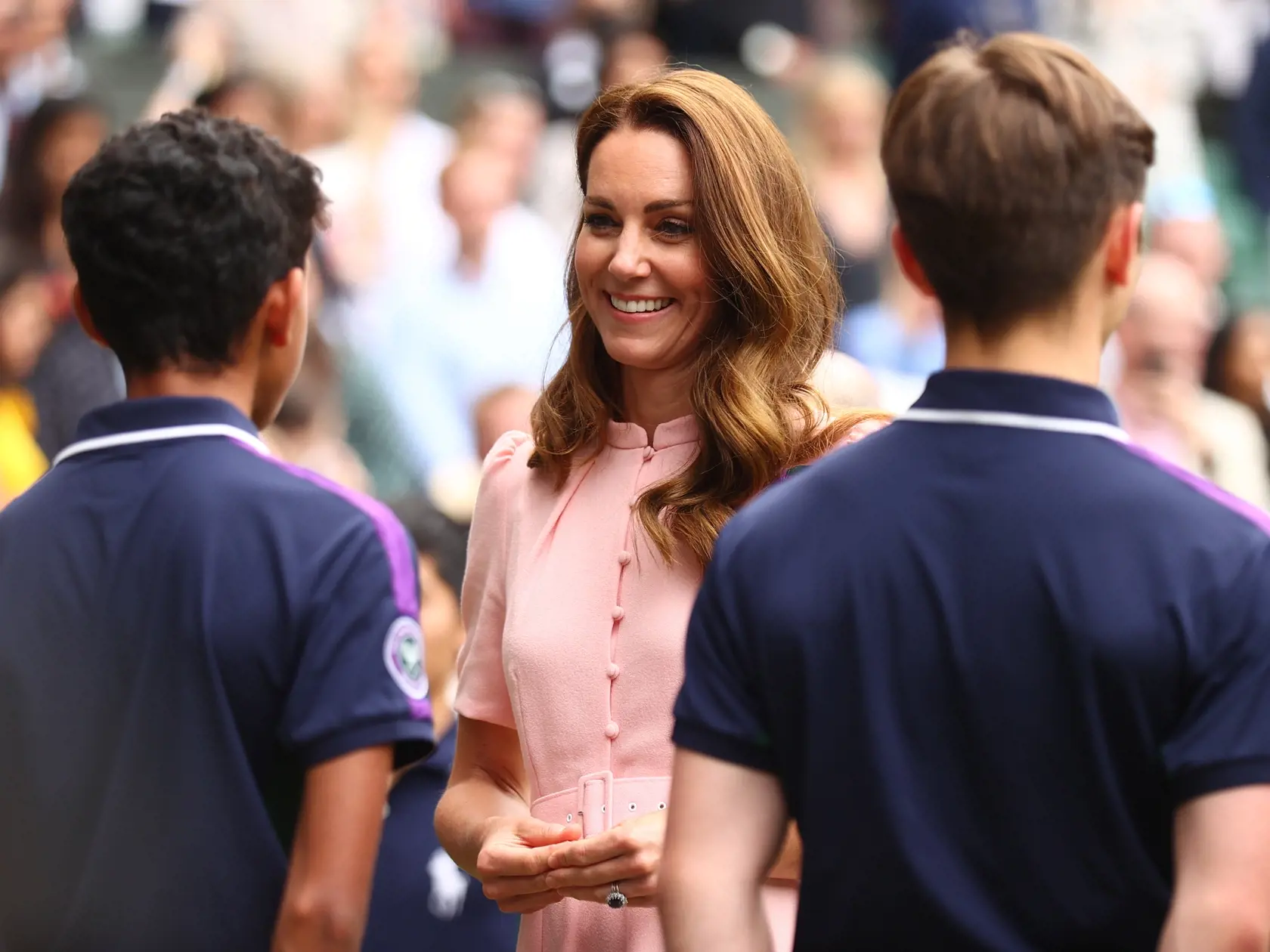 Pred futbalom vojvodkyňa Kate navštívila tenisové finále Wimbledonu medzi Novakom Djokovičom a Matteom Berrettinim.