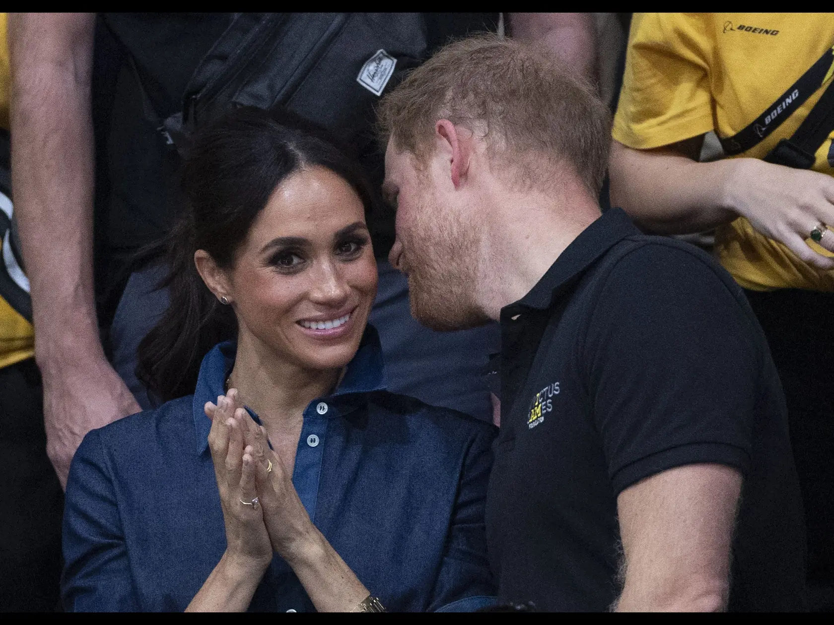 Princ Harry s manželkou Meghan. 