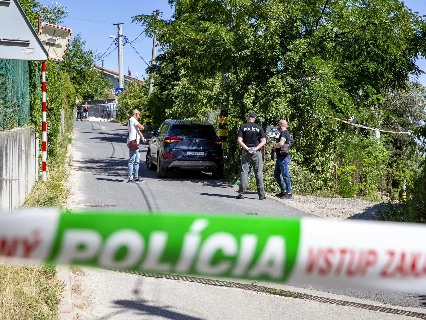 Miesto činu, kde sa muž chcel zbaviť mŕtvoly a následne spáchal samovraždu.