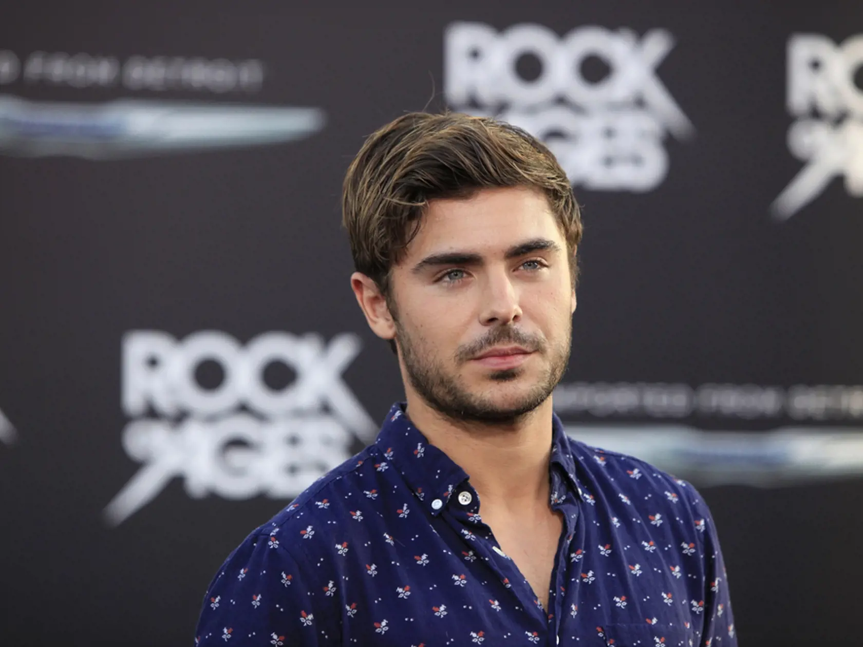 Los,Angeles,-,Jun,8:,Zac,Efron,At,The,'rock