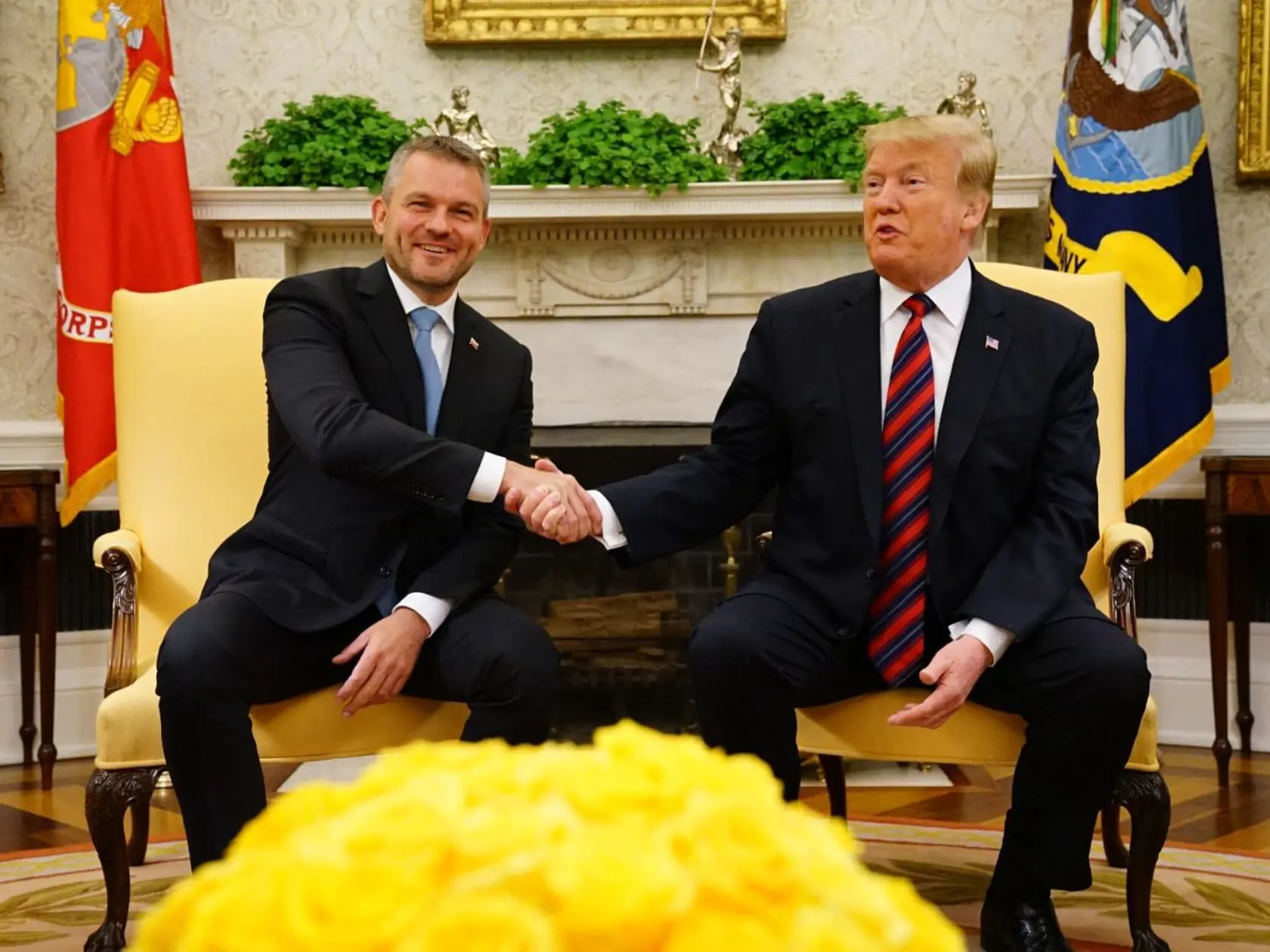 Peter Pellegrini s Donaldom Trumpom