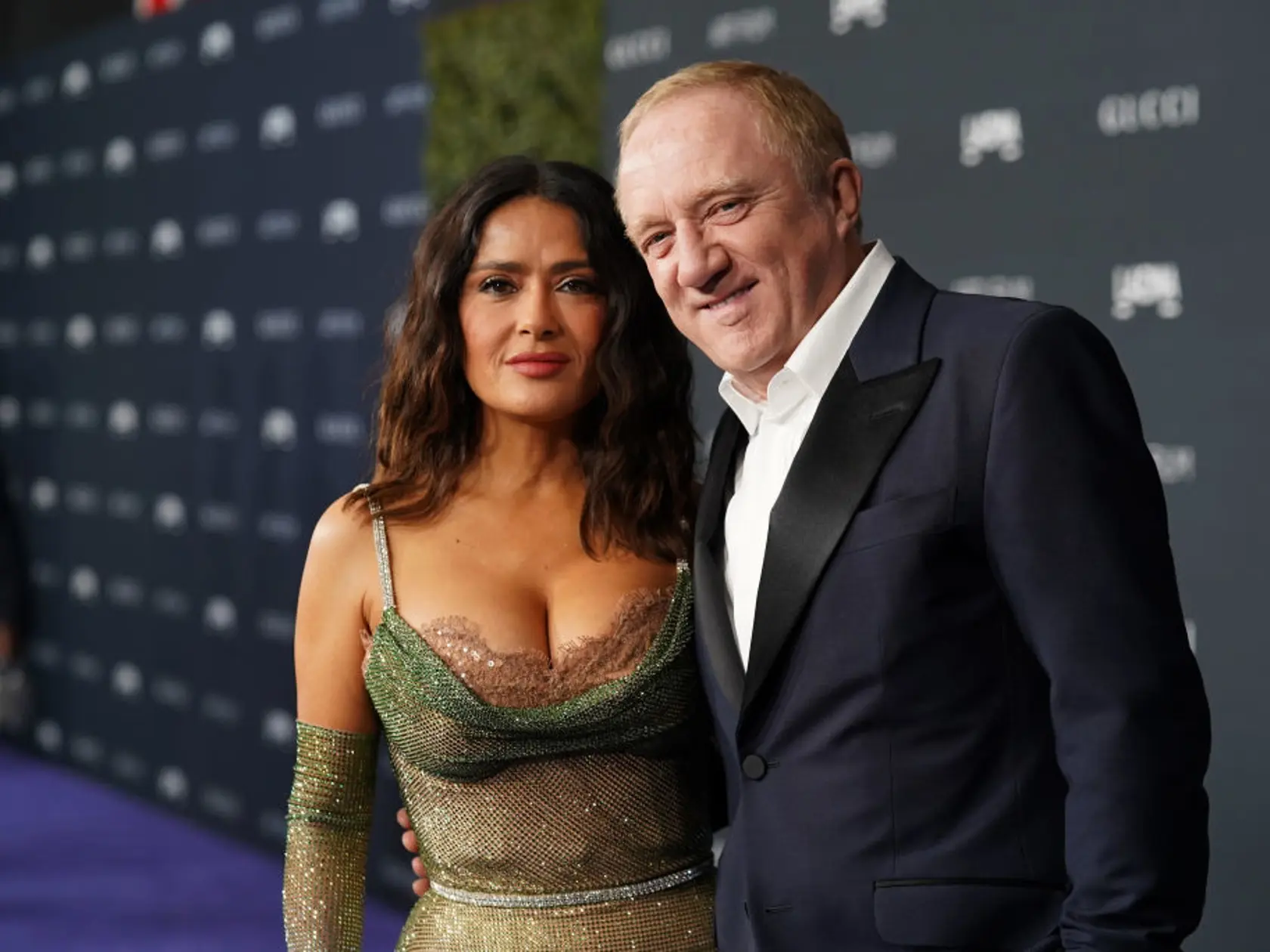 Herečka Salma Hayek spolu s manželom.