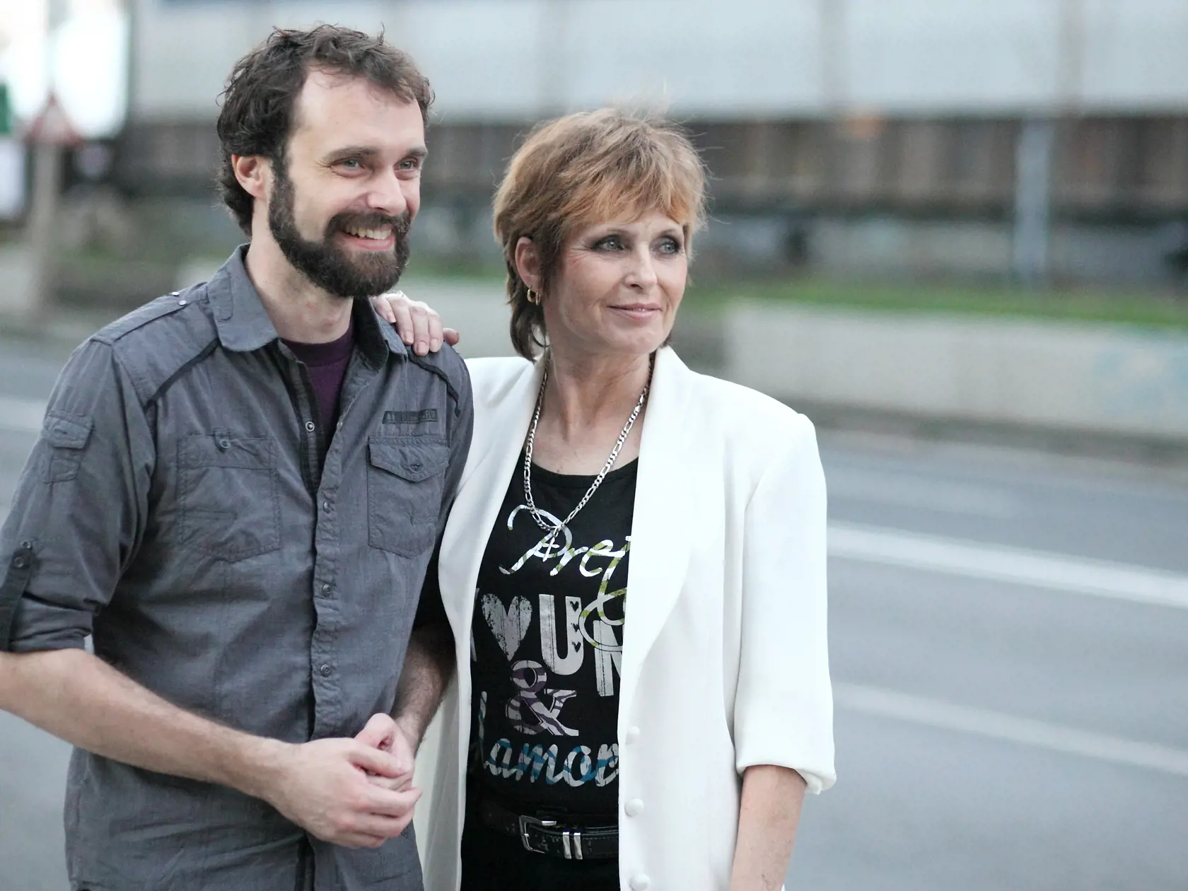 Olga Matušková so synom Waldemarom.