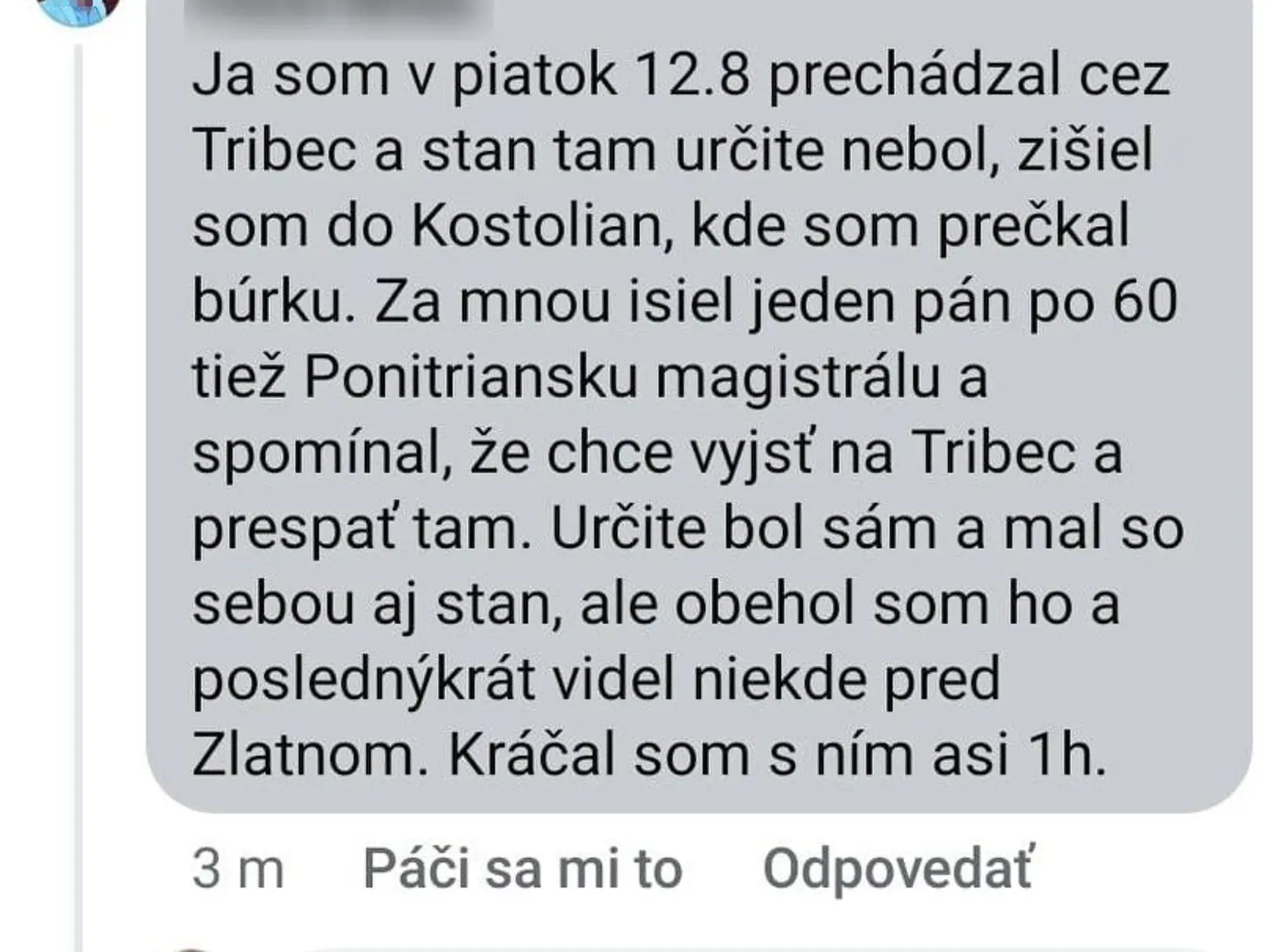 Záhada opusteného stanu pokračuje.