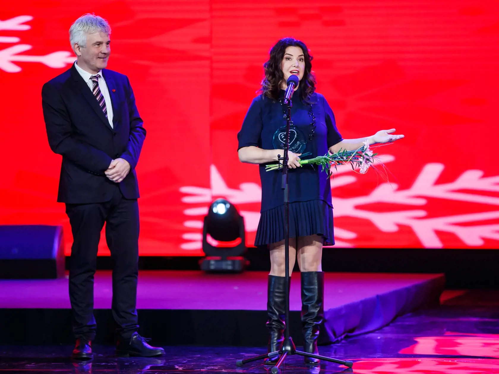 Odovzdávanie ocenení "Úsmev ako dar" v Bratislave. Na snímke Iveta Malachovská.