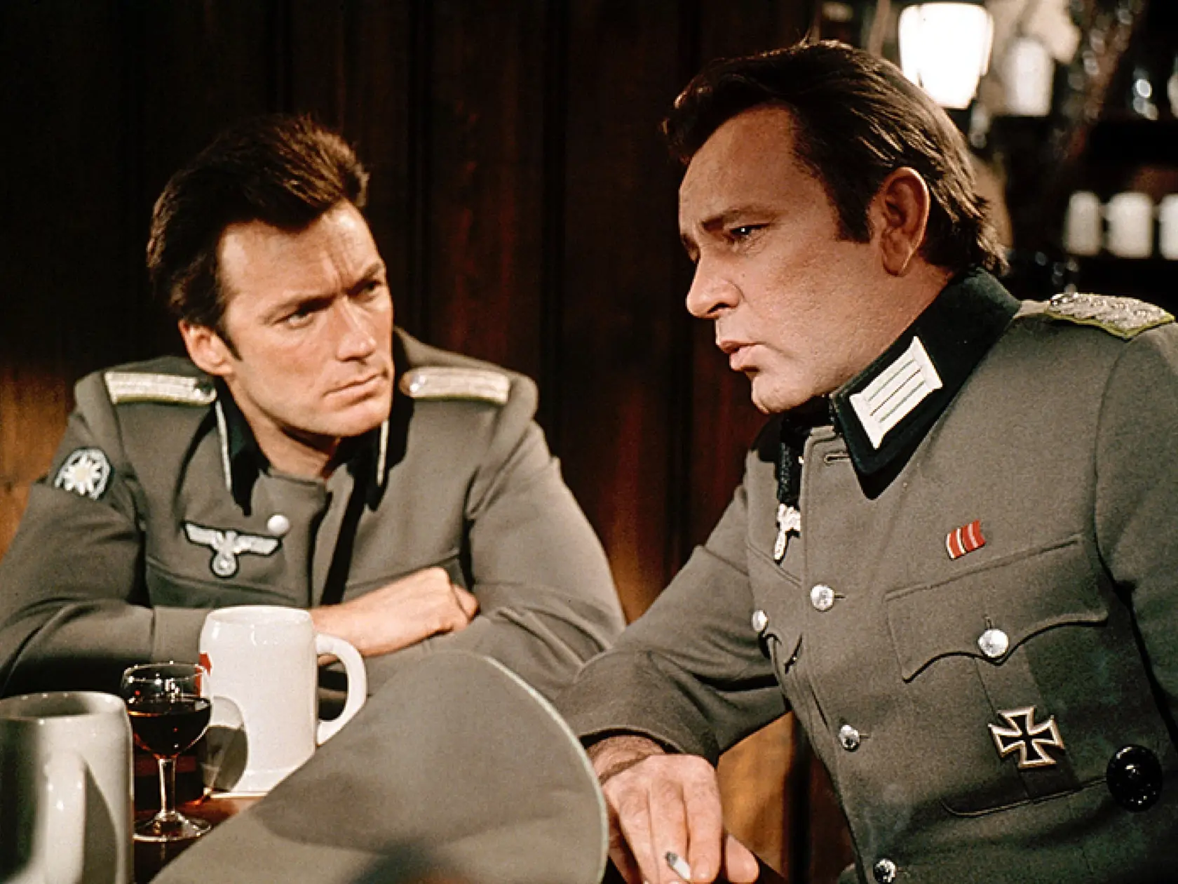 Clint Eastwood a Richard Burton