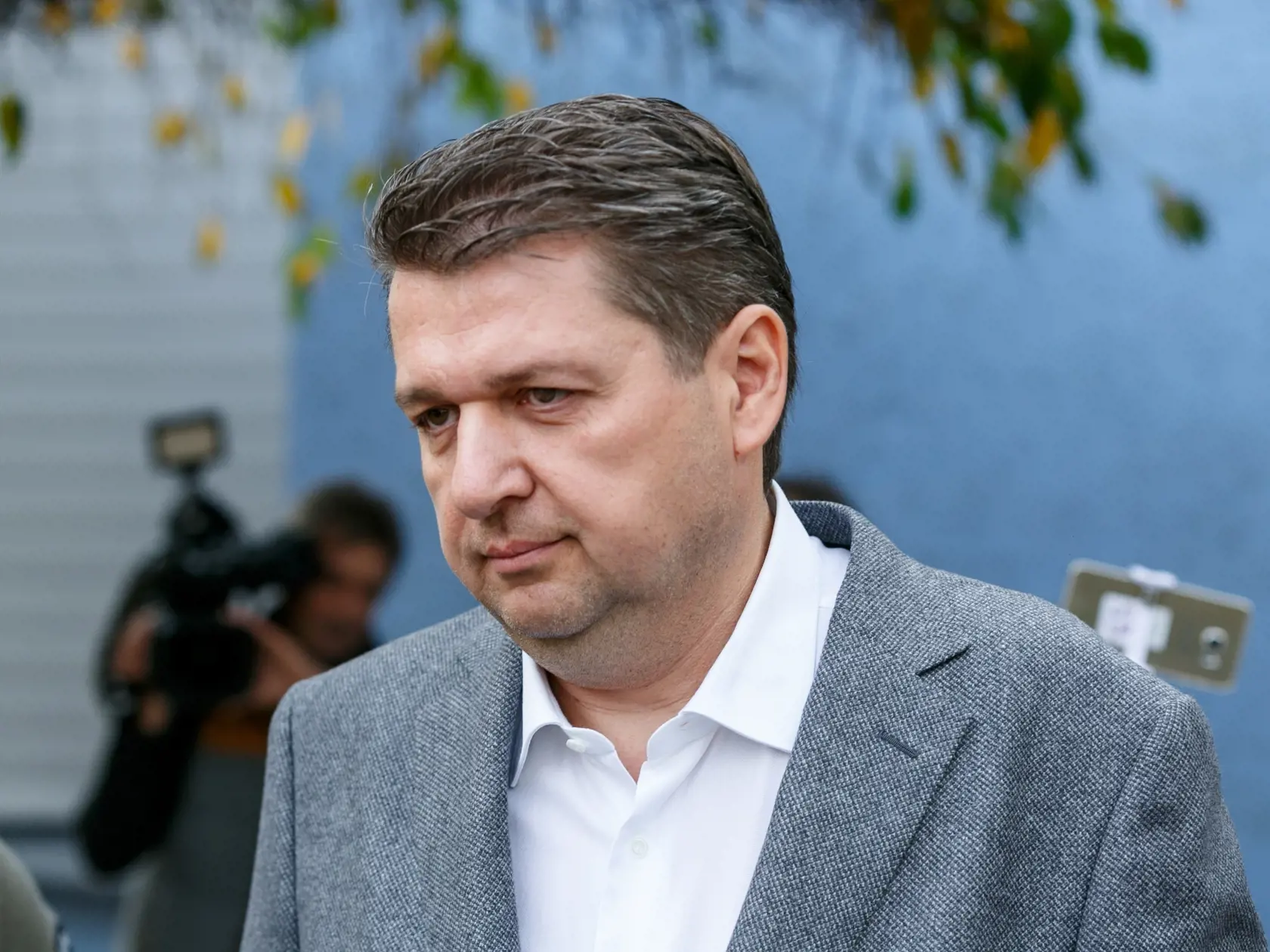 Na snímke Ladislav Bašternák na súde vo veci  neodvedenia dane a poistného.