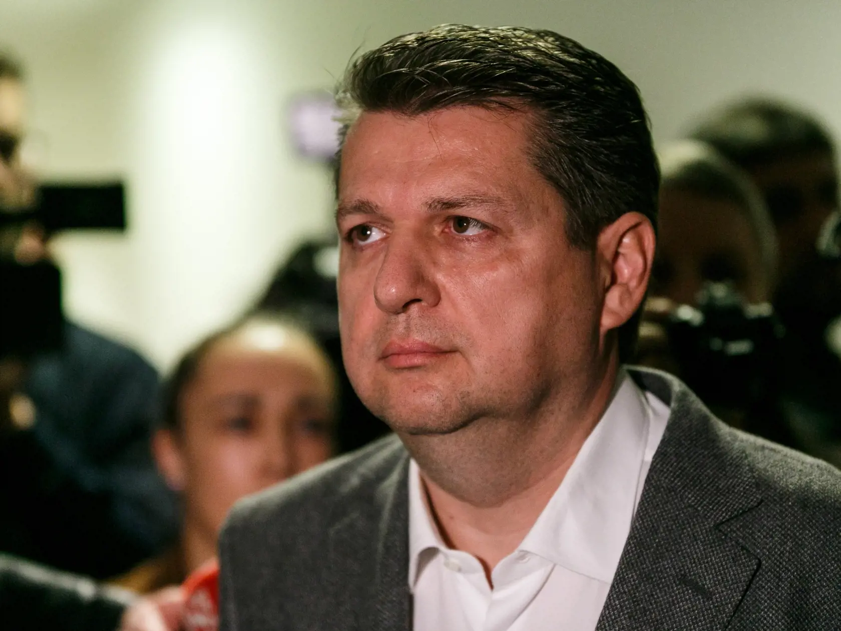 Na snímke Ladislav Bašternák na súde vo veci  neodvedenia dane a poistného.