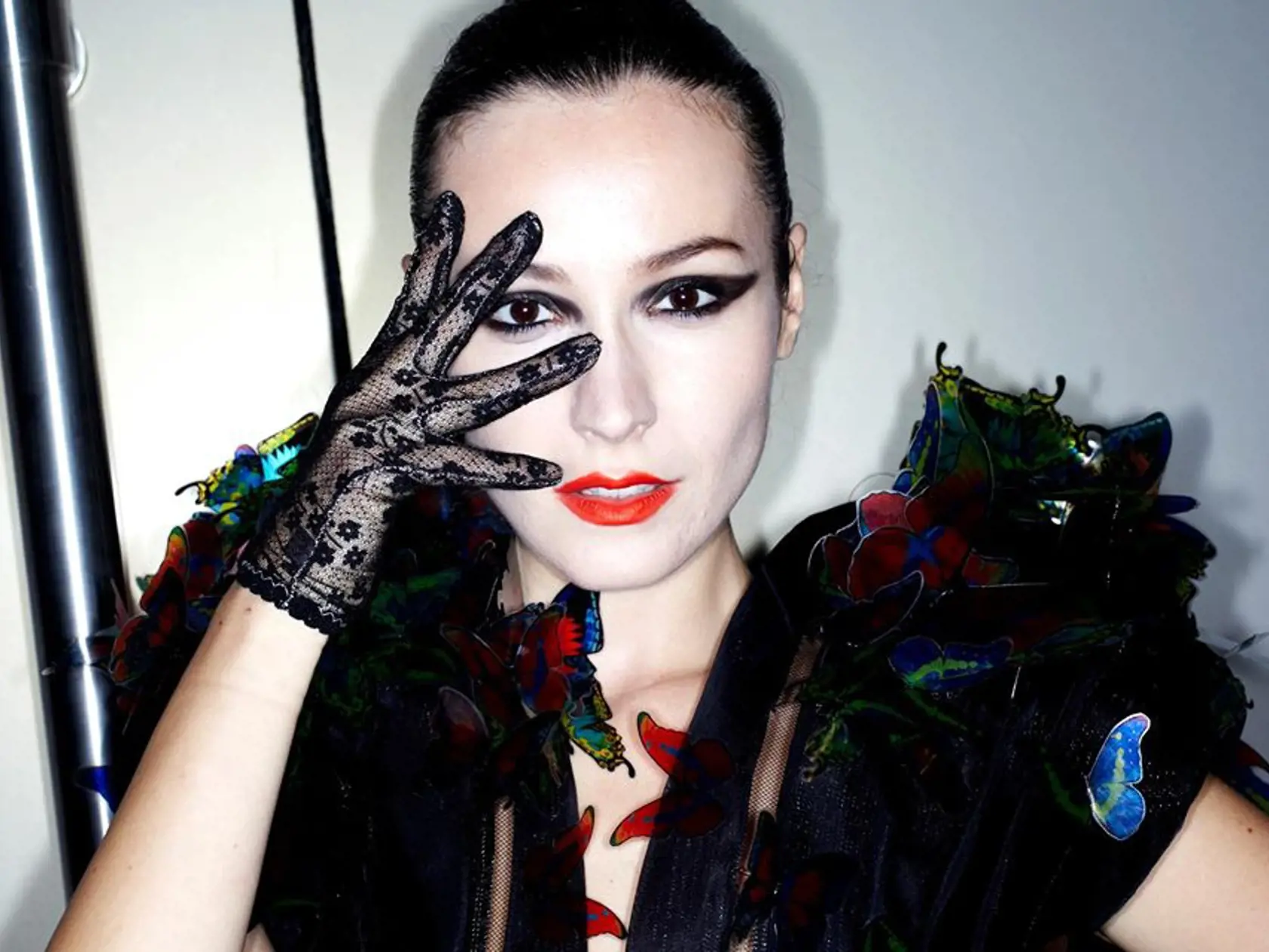 Viola robila istý čas modelku.