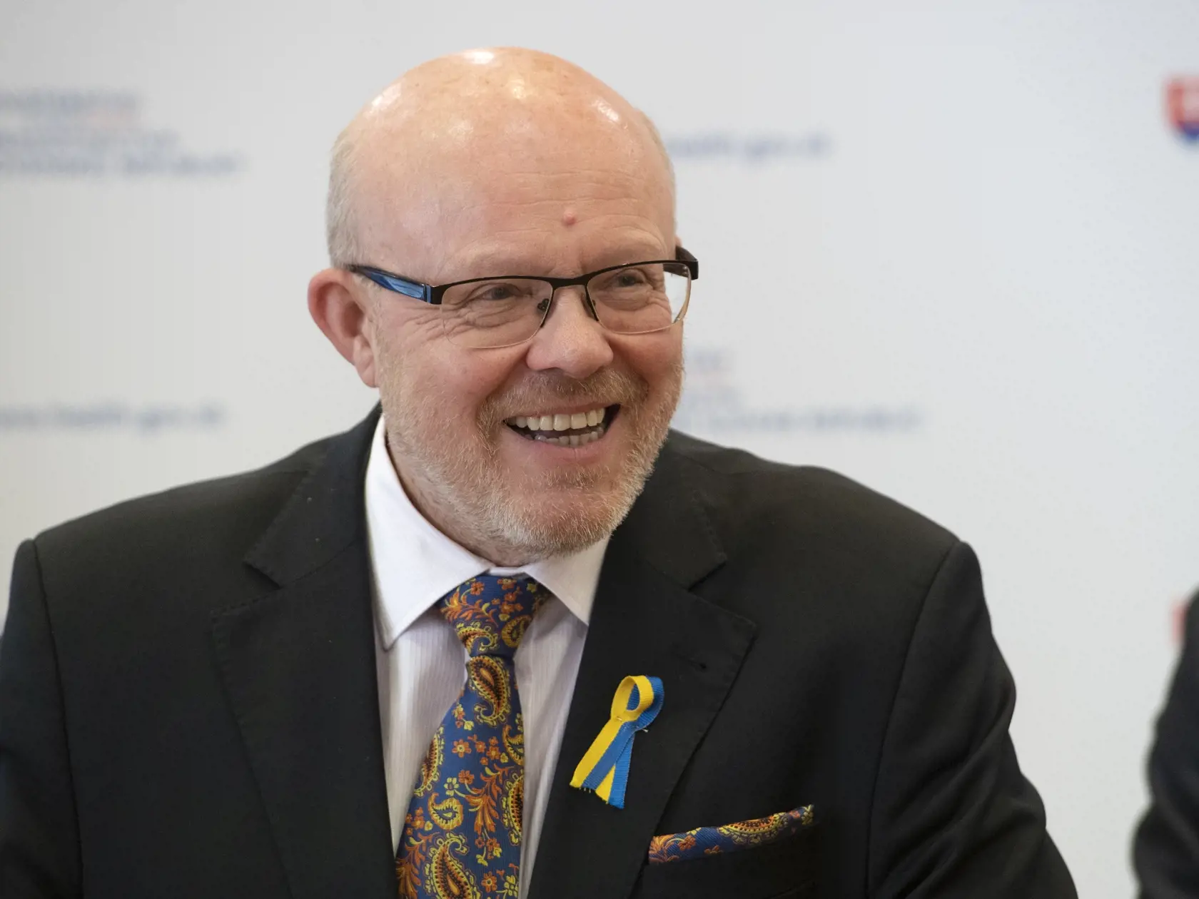Na snímke minister zdravotníctva Českej republiky Vlastimil Válek počas tlačovej konferencie po bilaterálnom rokovaní so slovenským rezortným partnerom Vladimírom Lengvarským v Bratislave v pondelok 2. mája 2022. FOTO TASR - Pavel Neubauer


