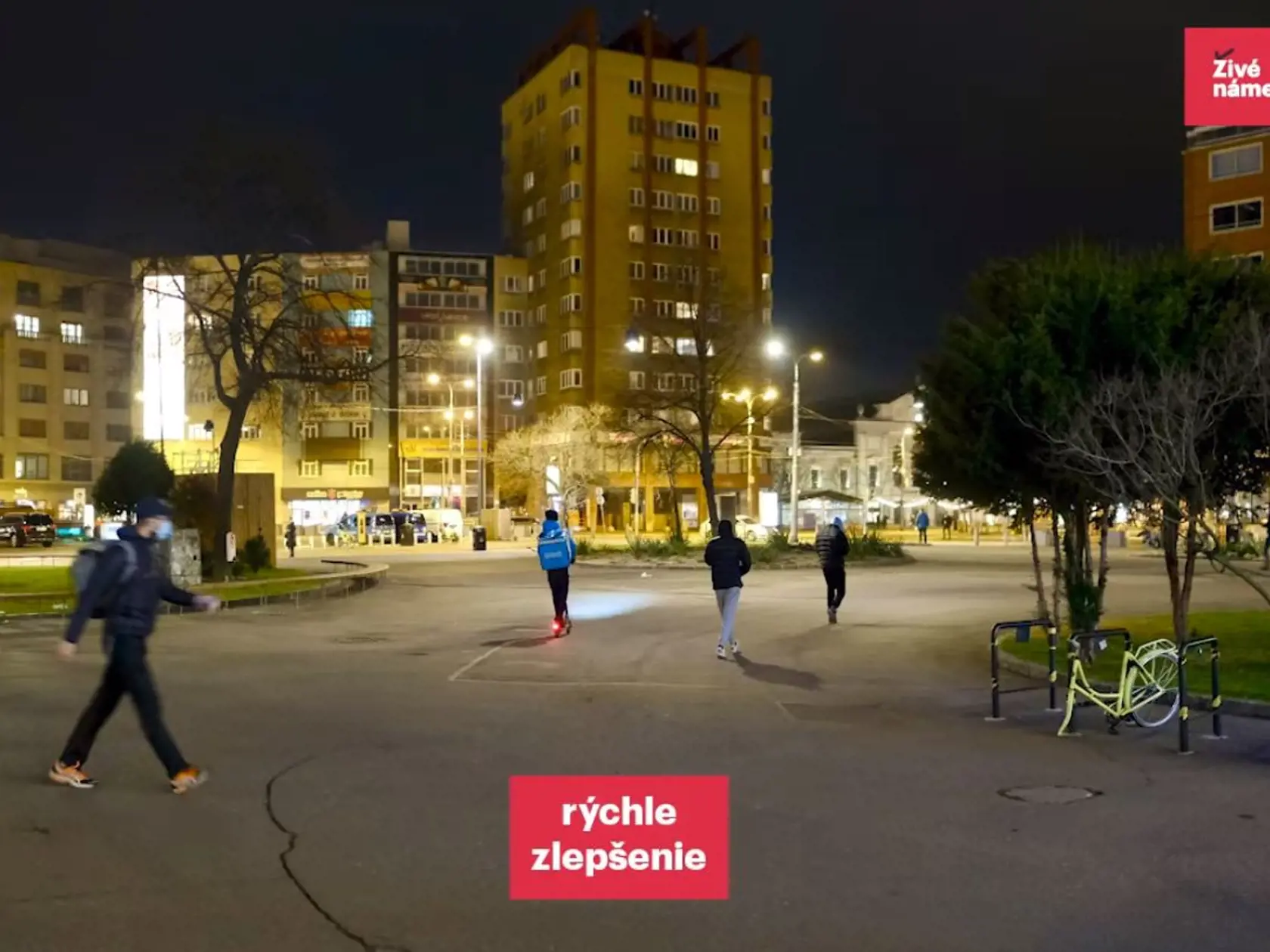 Priestor pri Manderláku po novom.