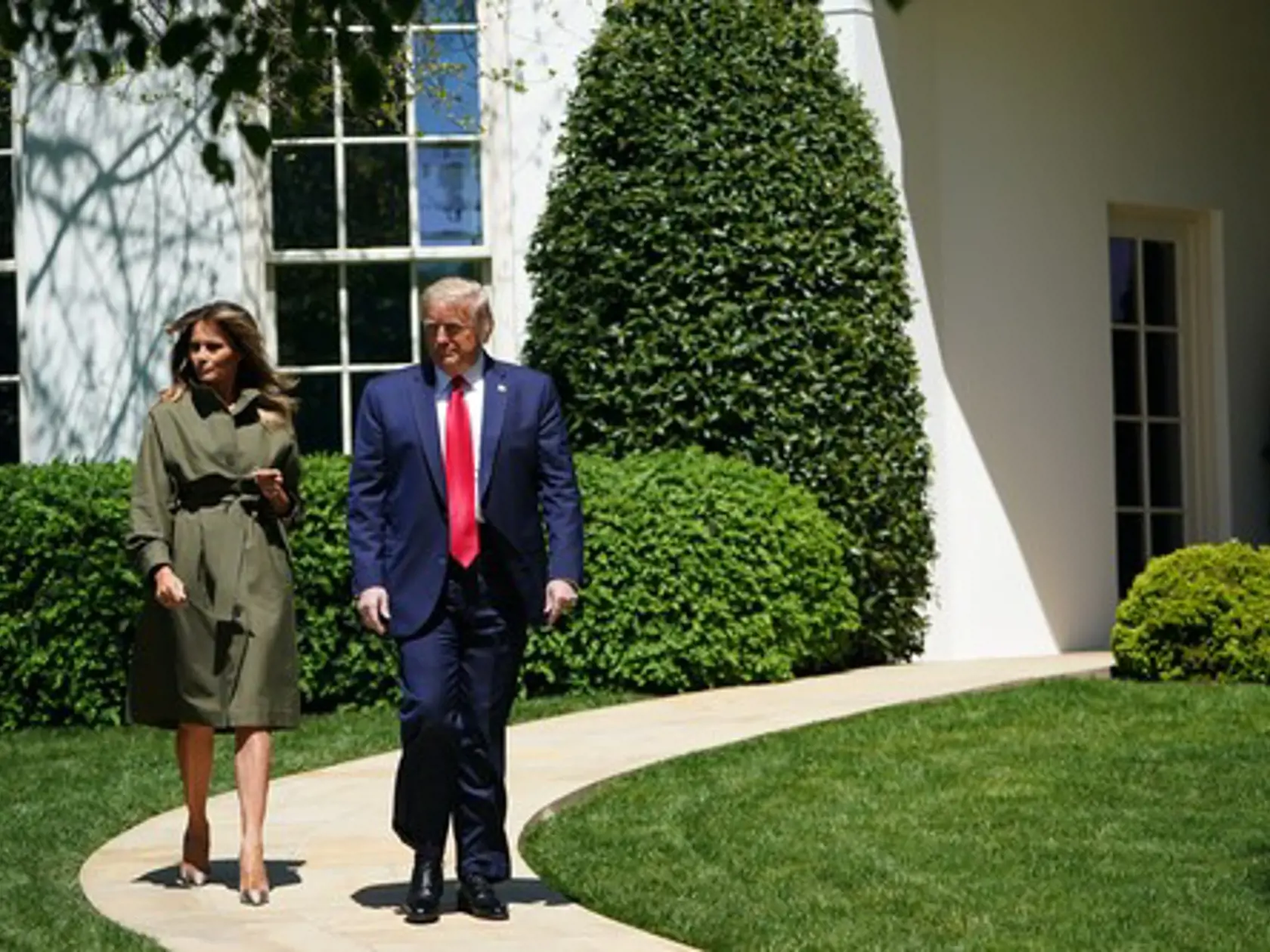 Melania Trump sa dokonale zladila s prírodou.