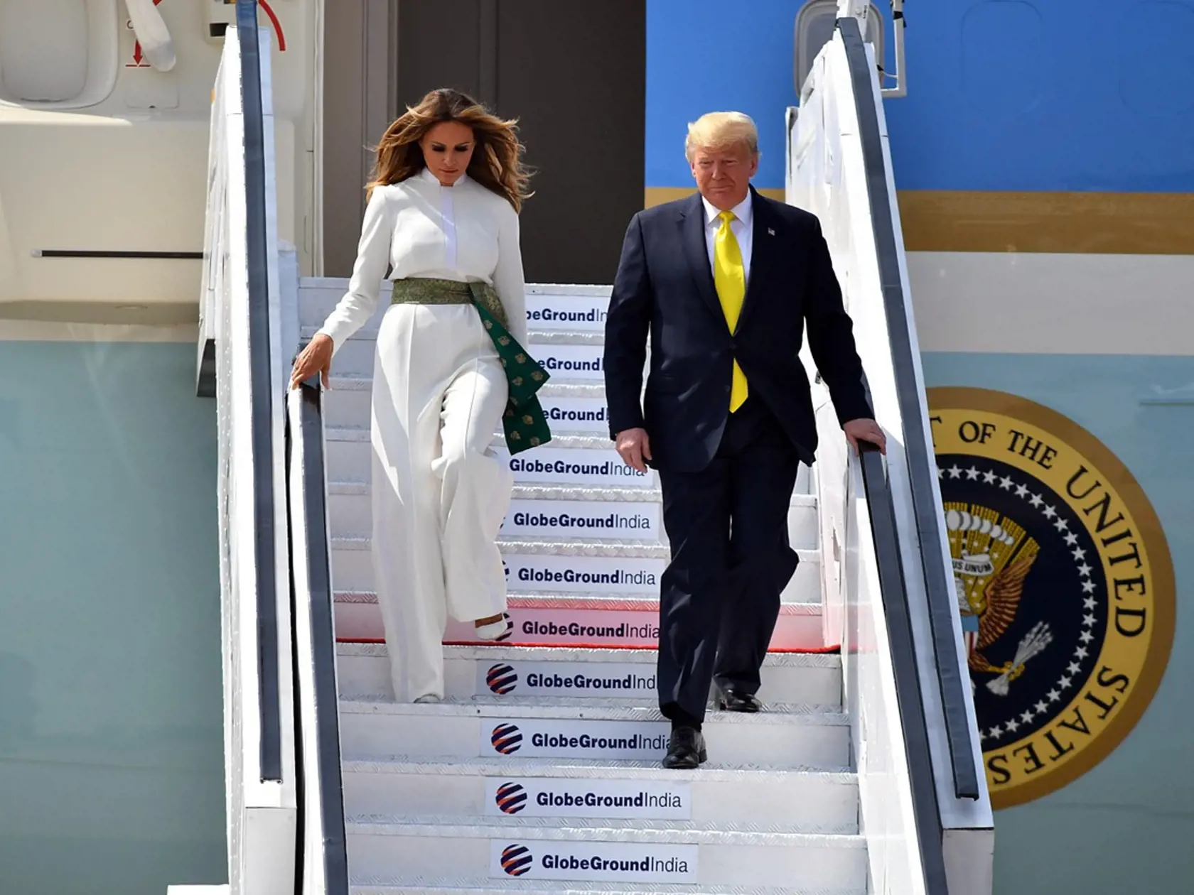 US President Donald J. Trump visits India