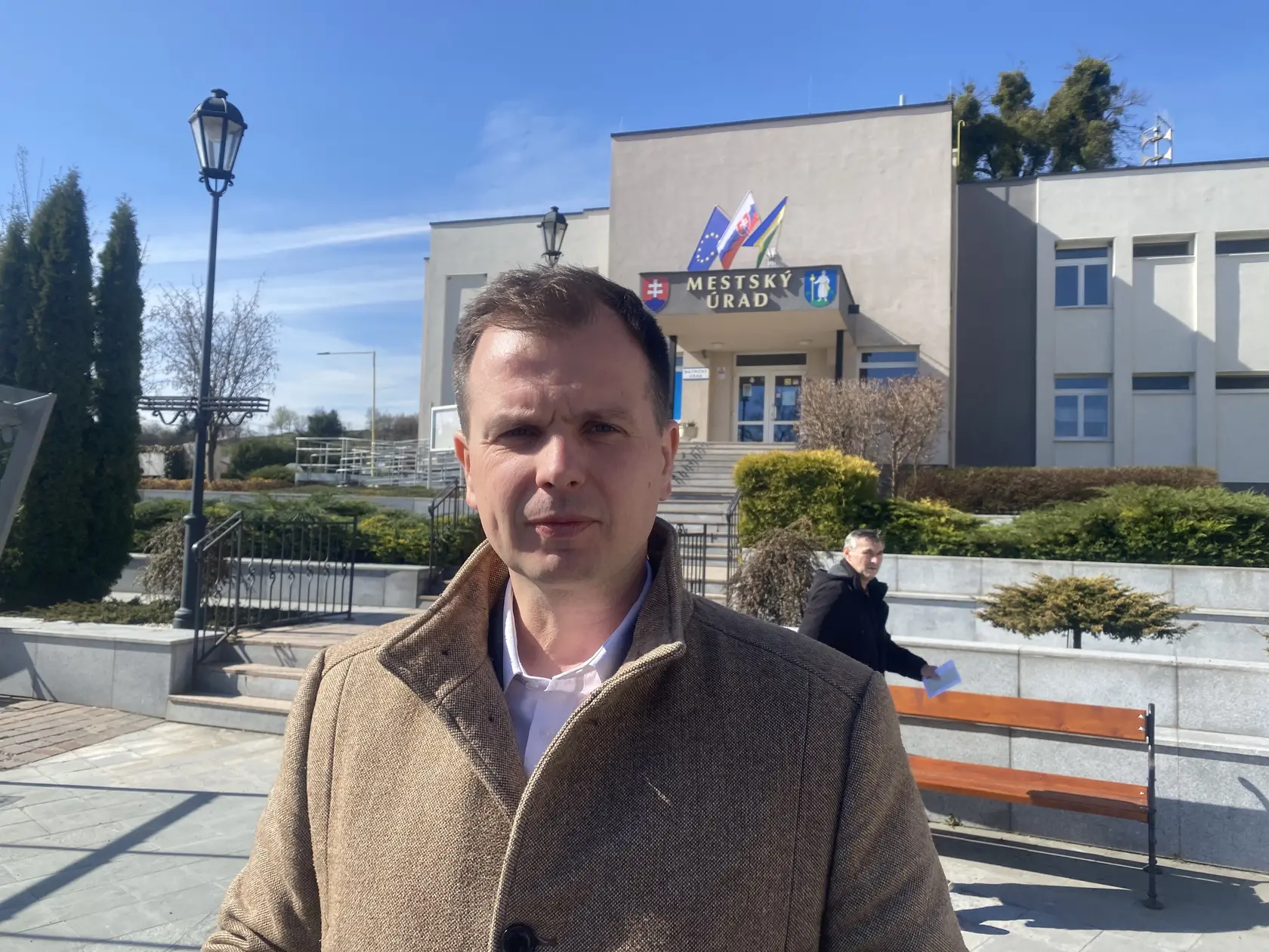 Primátor Veľkého Šariša Viliam Kall. 