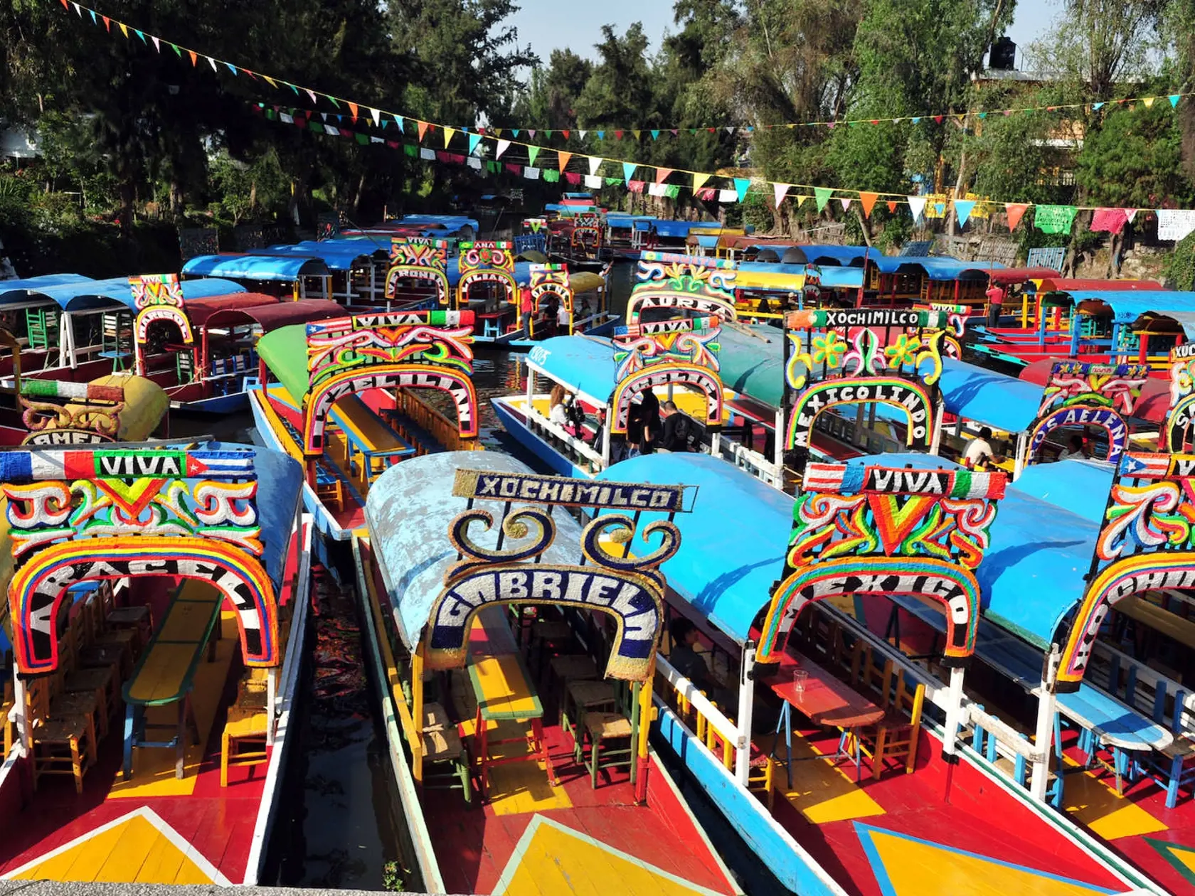 Xochimilco, Mexiko.