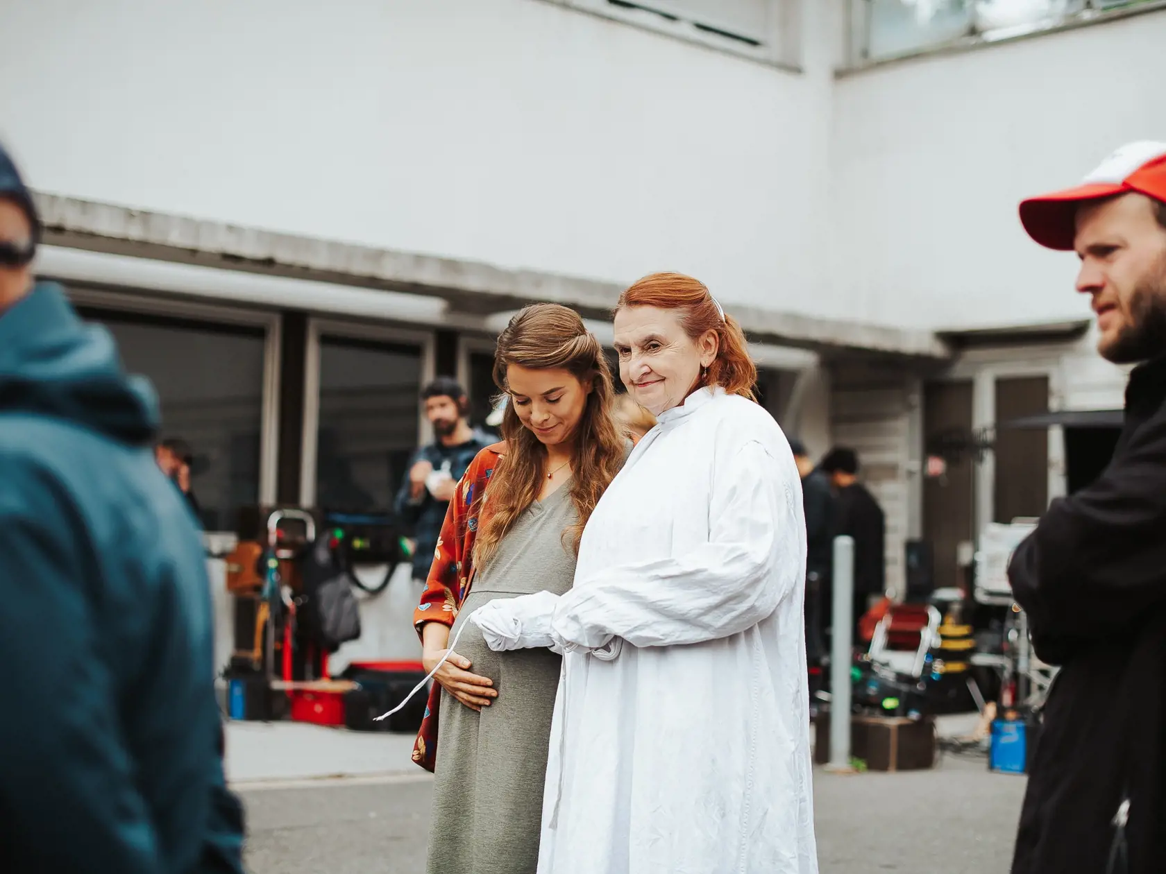 Kristína Svarinská si v komédii Striedavka zahrala tehotnú ženu.