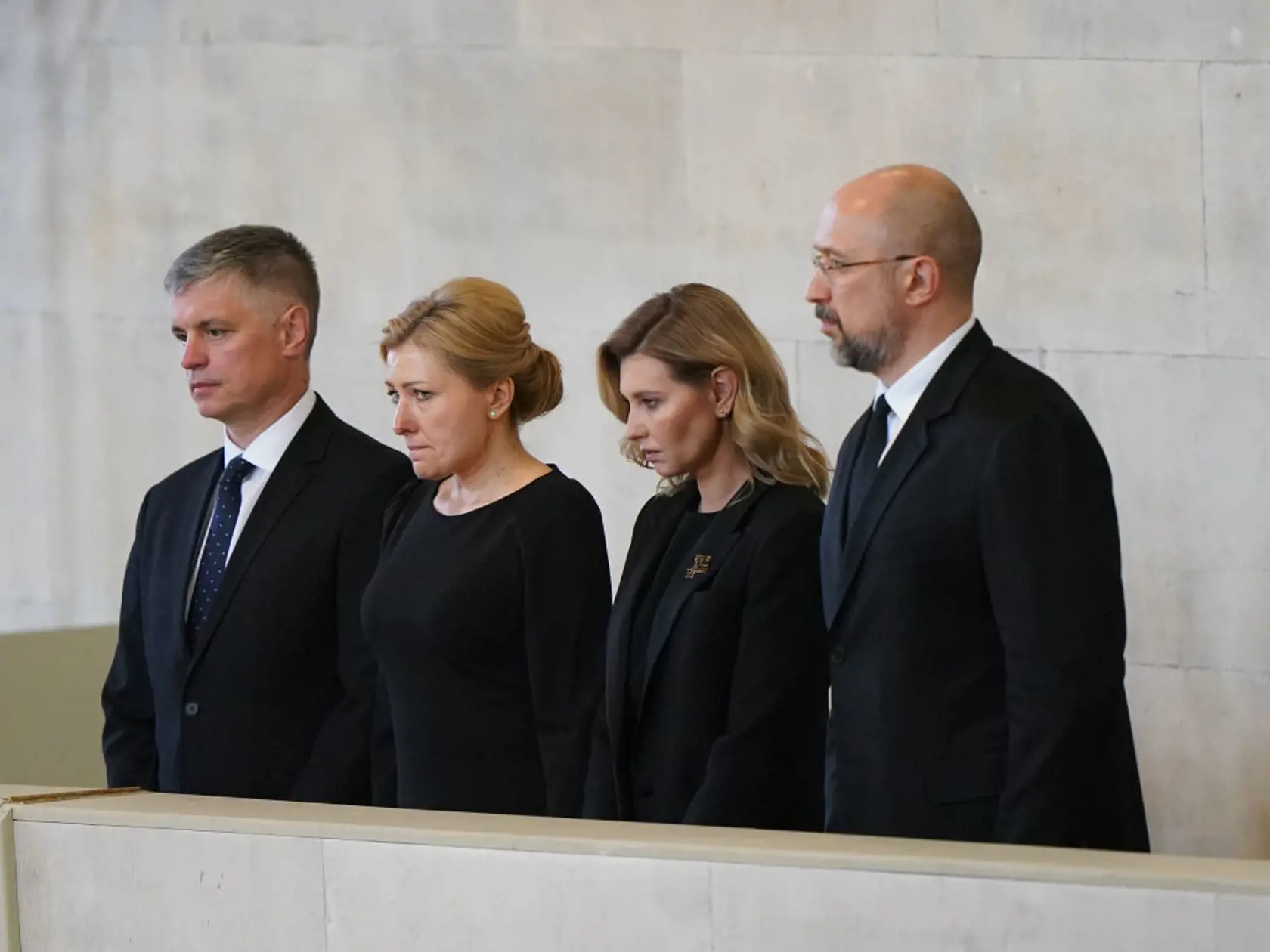Na pohreb kráľovnej Alžbety II. v Londýne prišli politickí lídri, monarchovia aj zástupcovia diplomatických delegácií z celého sveta. Na fotke prvá dáma Ukrajiny Olena Zelenská.