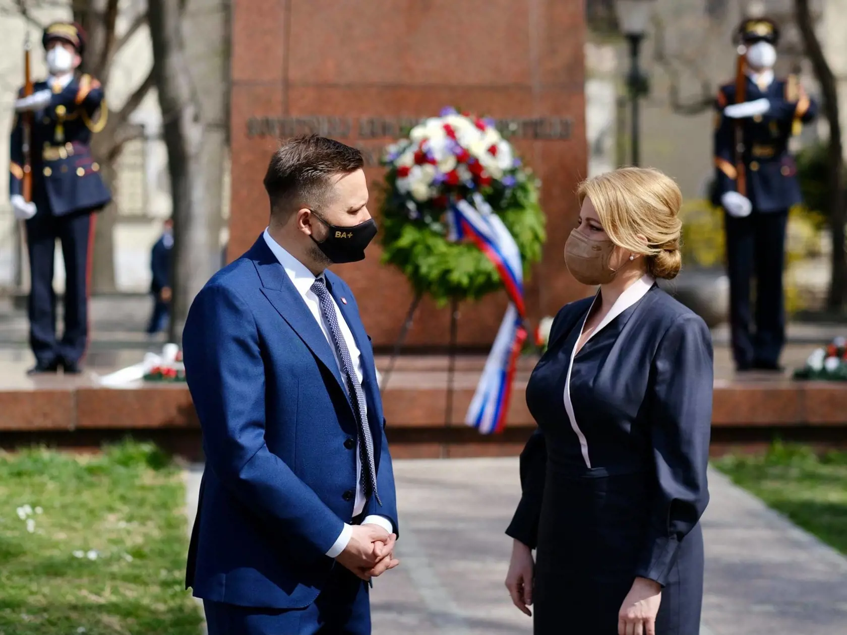 Primátor Matúš Vallo a prezidentka Zuzana Čaputpová.